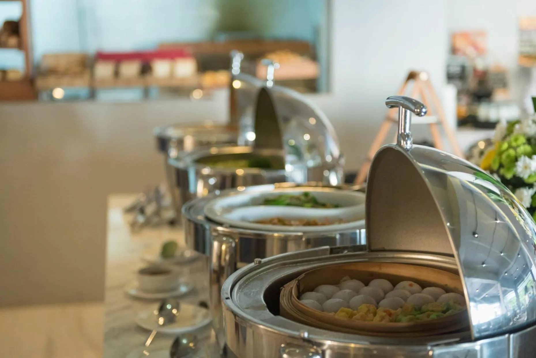 American breakfast in Idyllic Concept Resort