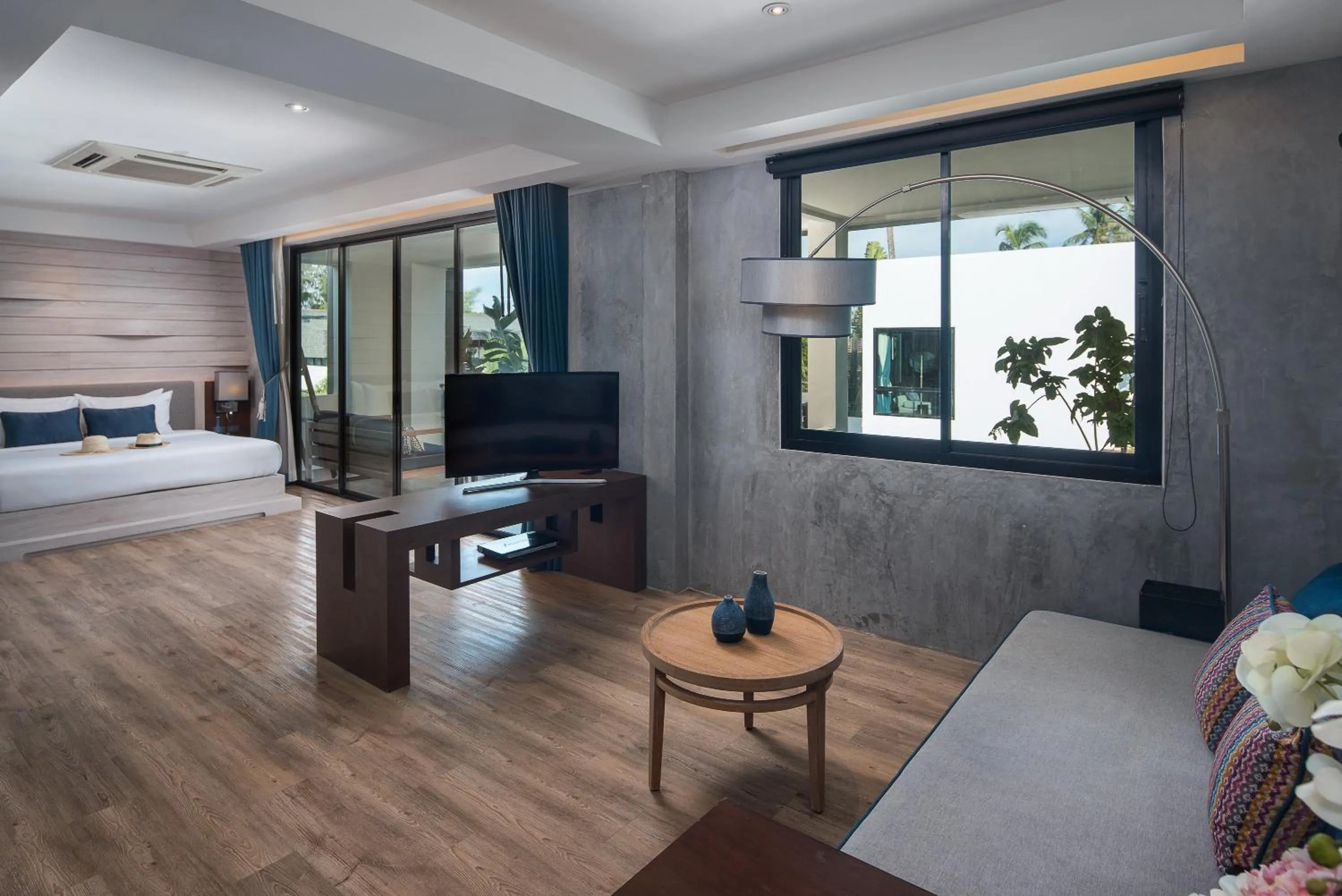 Living room, Bed in Idyllic Concept Resort