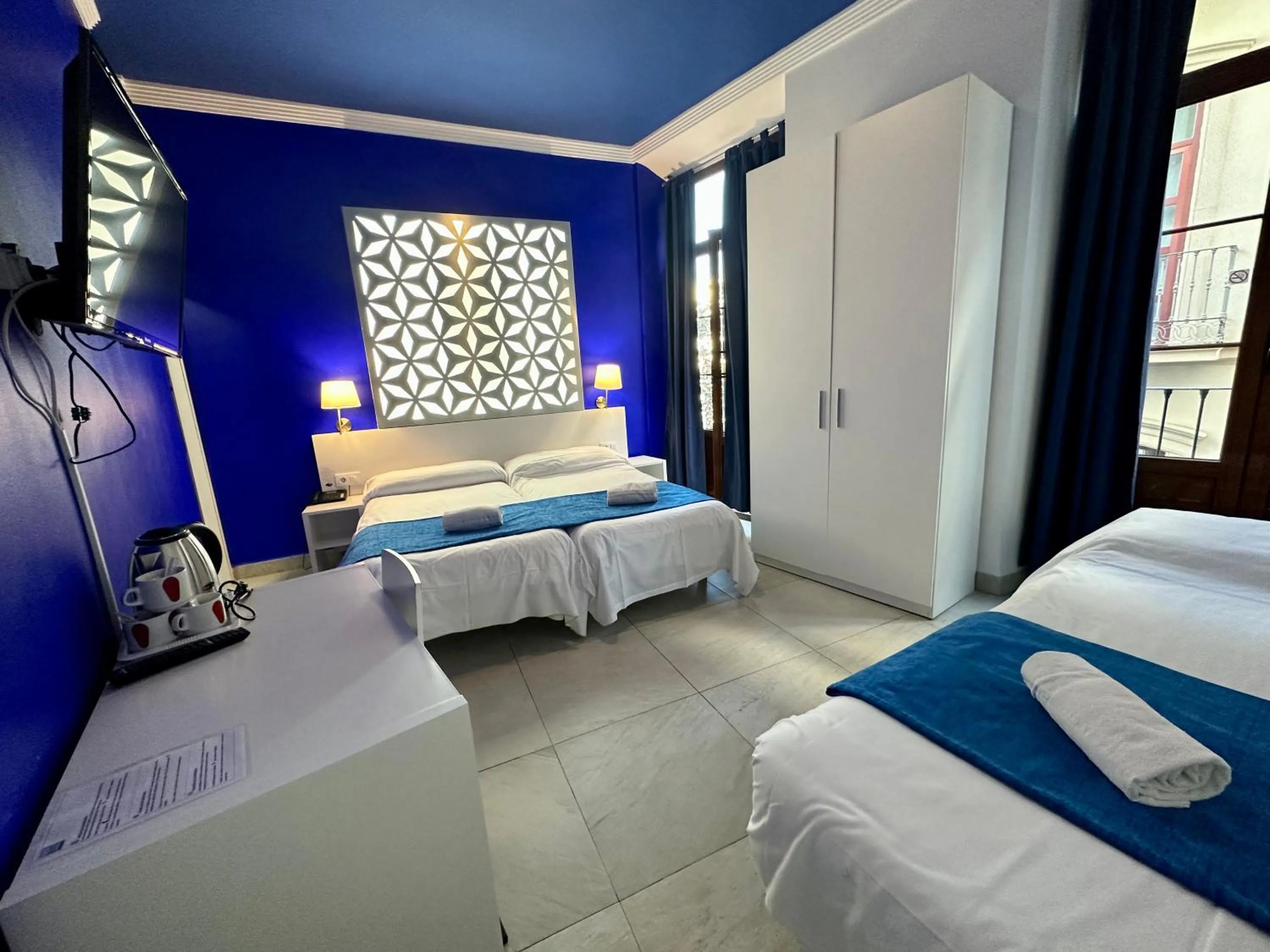 Bedroom, Bed in Nest Style Granada