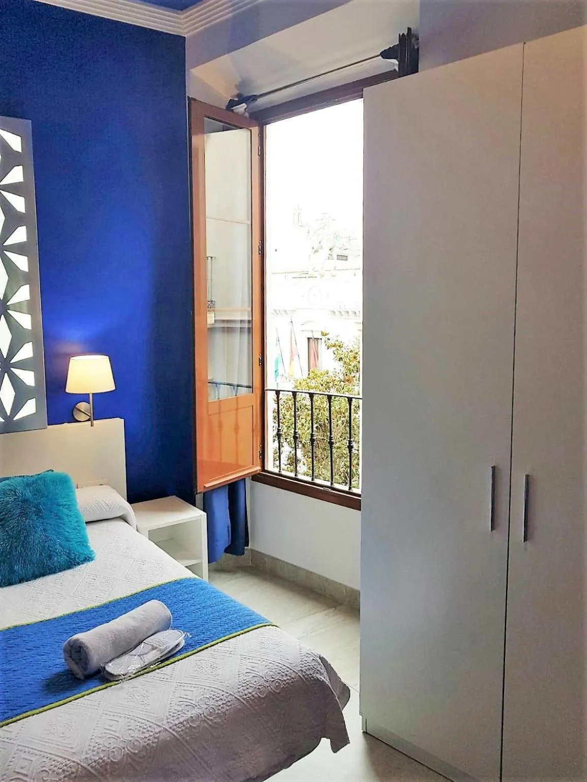 Bedroom, Bed in Nest Style Granada