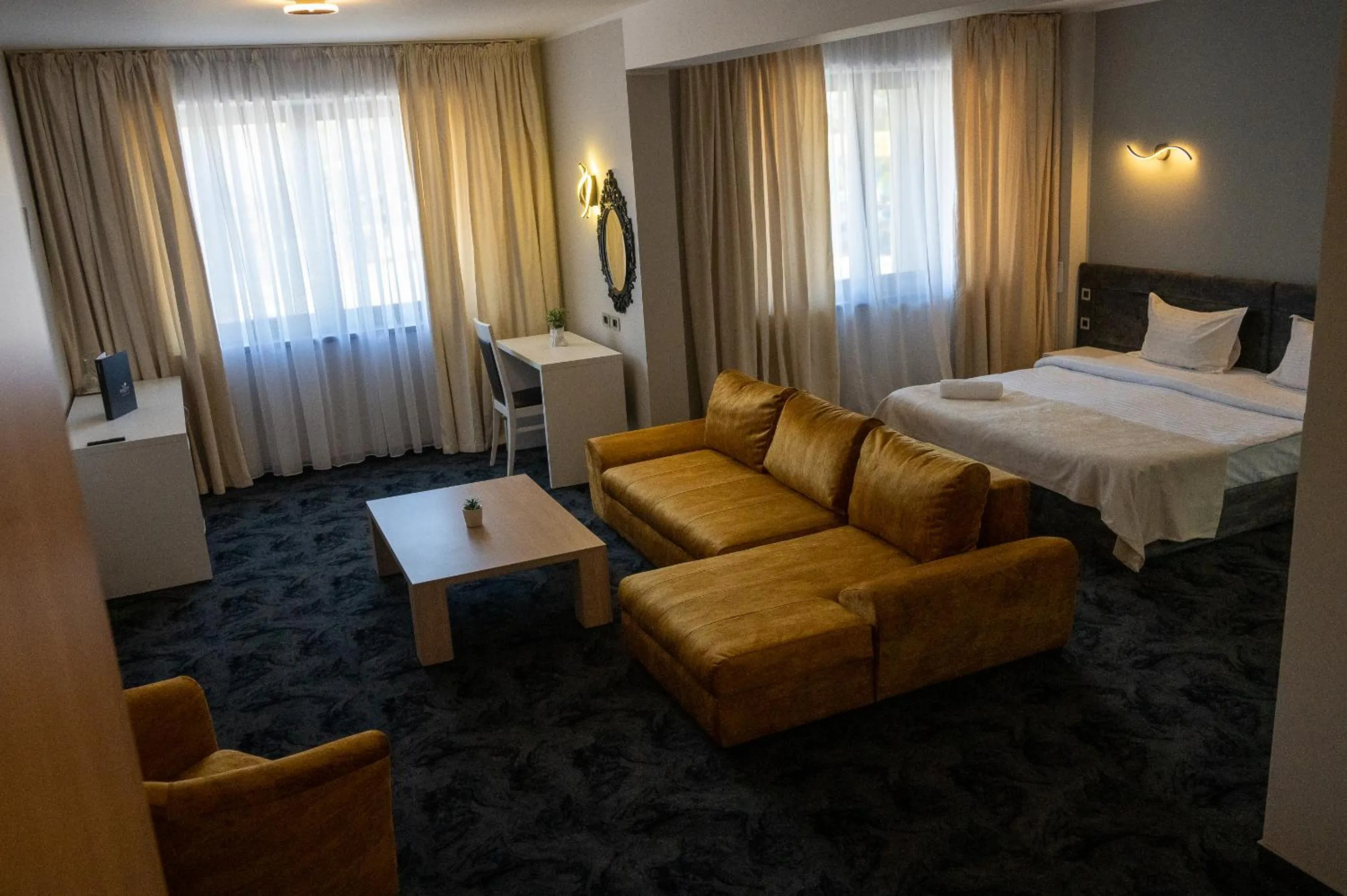 Bed in Black Tulip Hotel