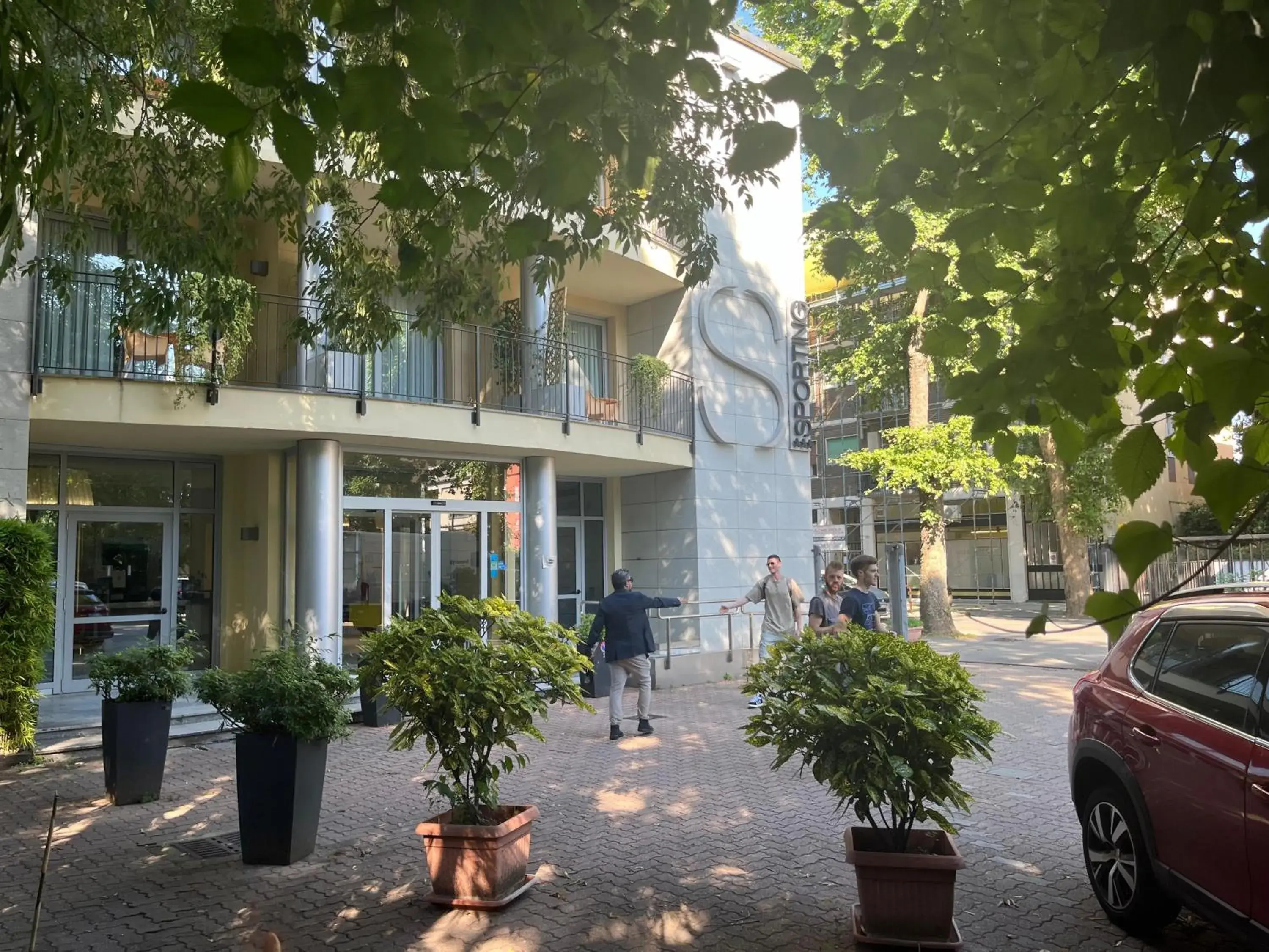 Property building in Hotel Sporting Brugherio Property building in Hotel Sporting Brugherio