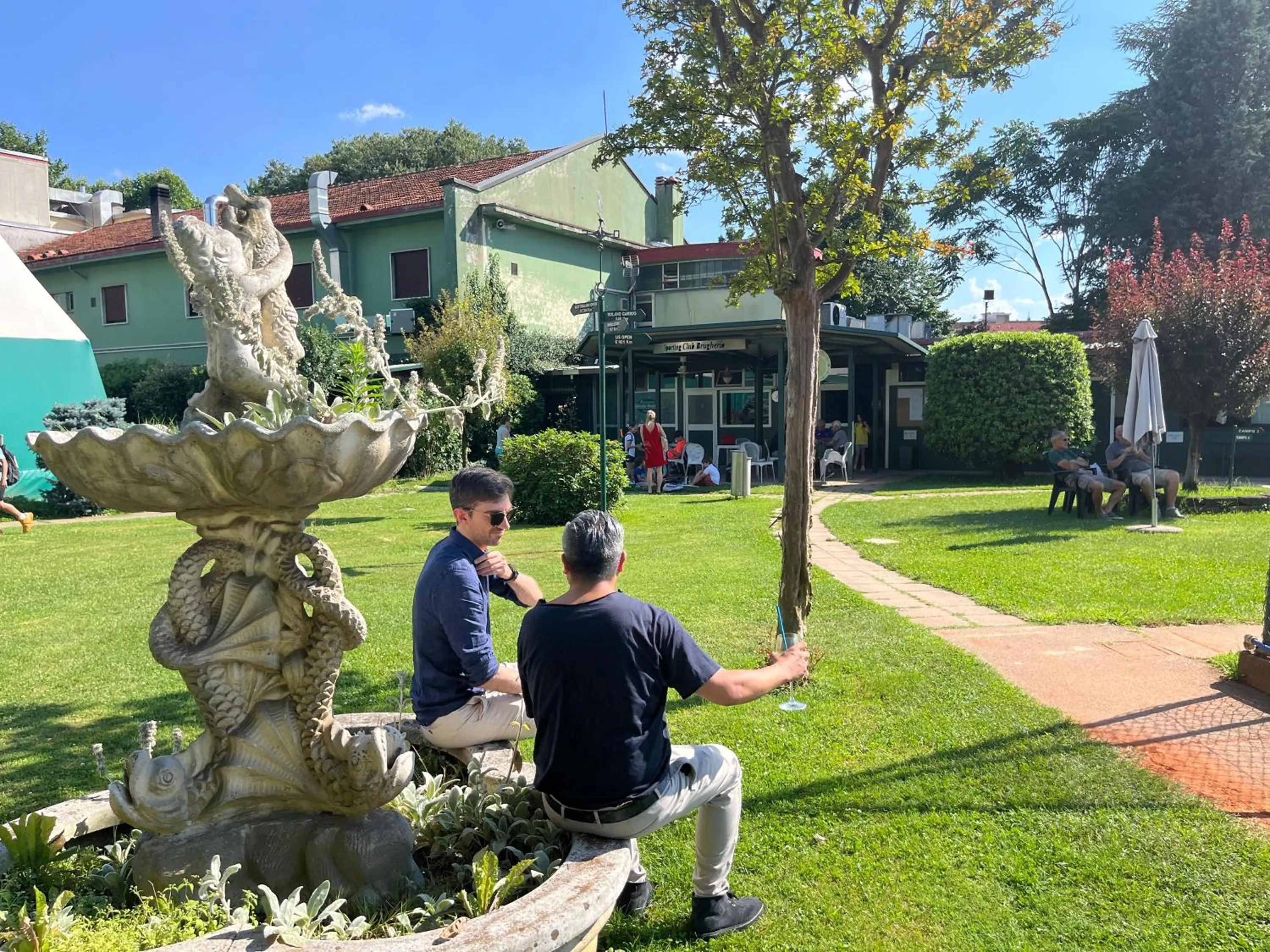 Garden in Hotel Sporting Brugherio