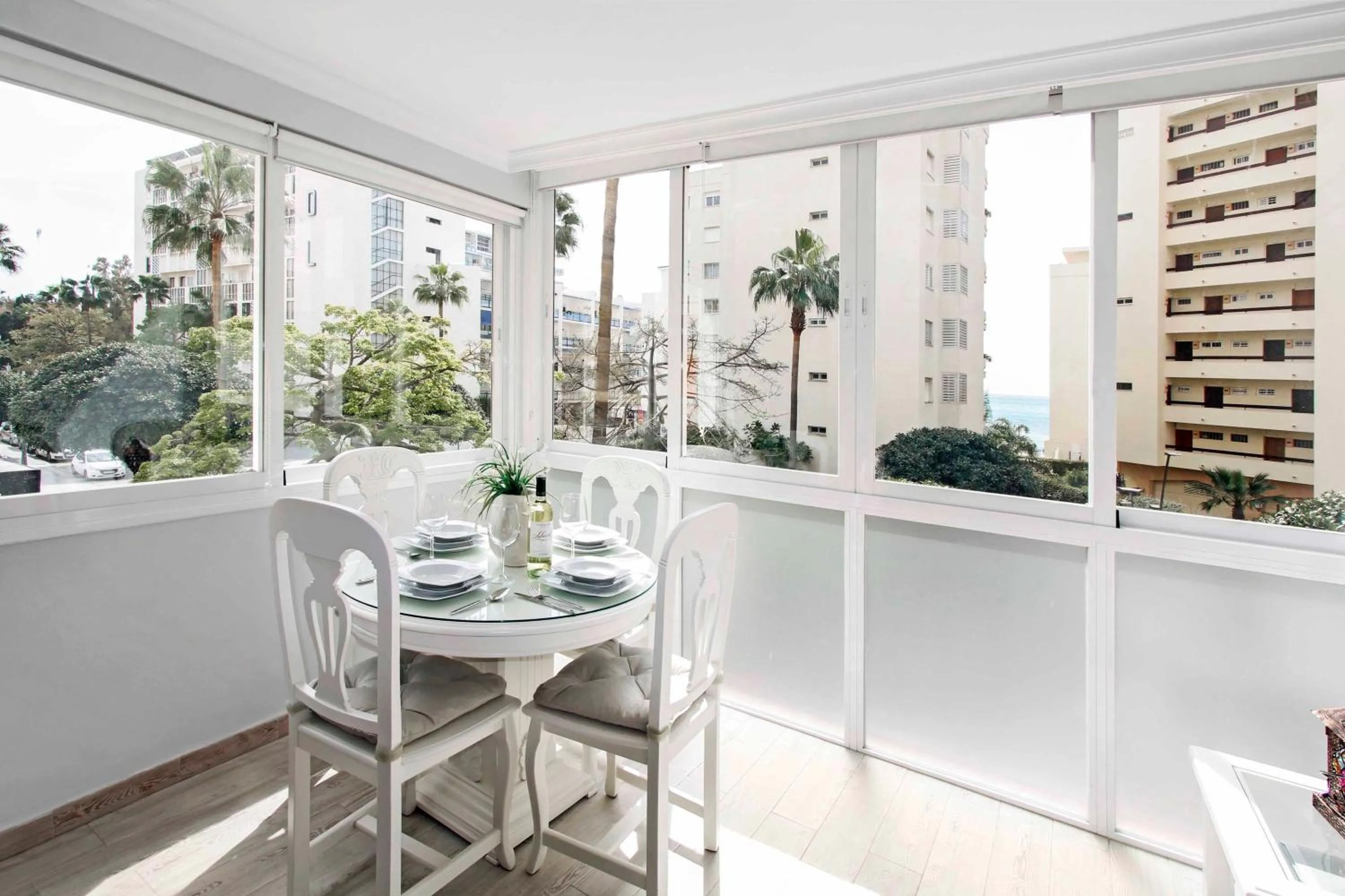 Dining area in Charming Central Apt in Marbella