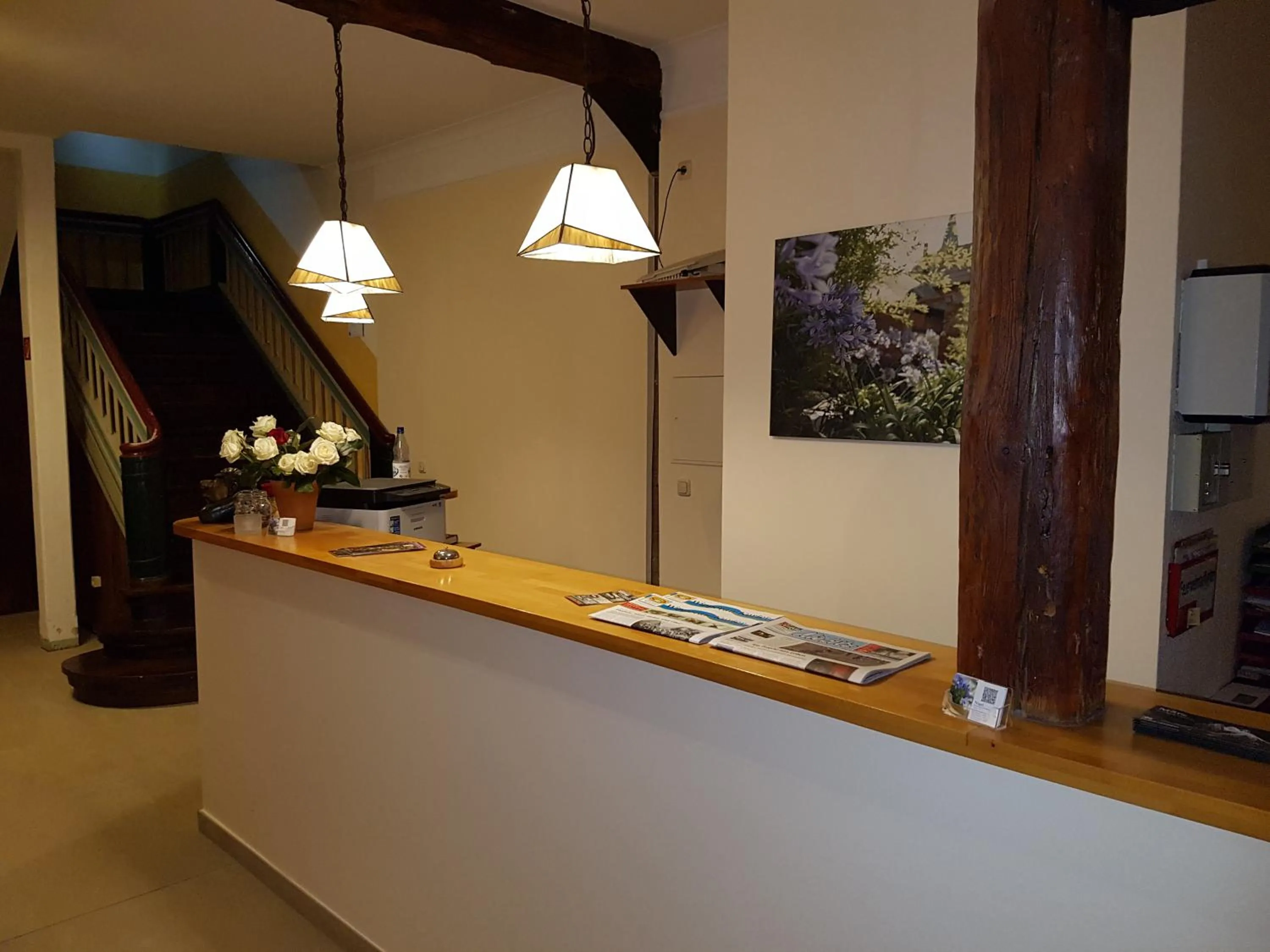 Lobby or reception in Nigel Restaurant & Hotel im Wendland