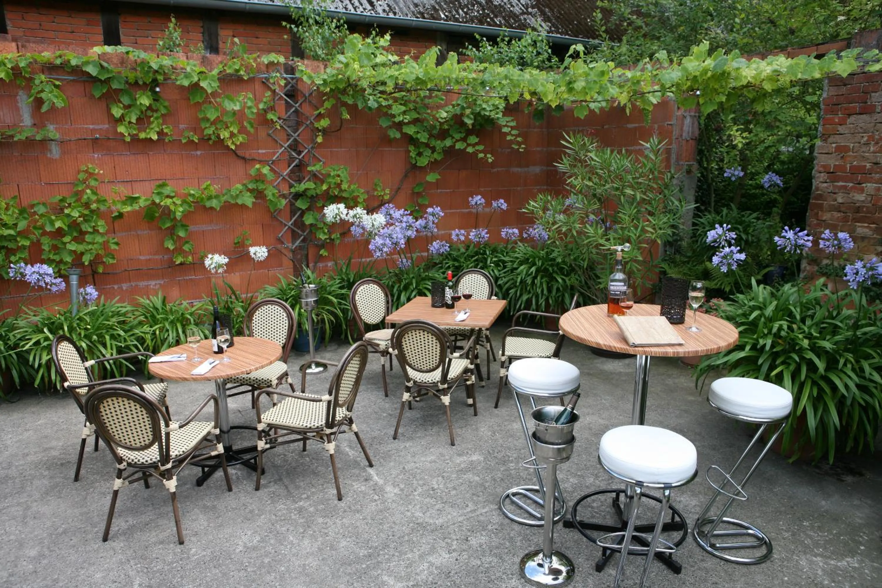 Garden view in Nigel Restaurant & Hotel im Wendland