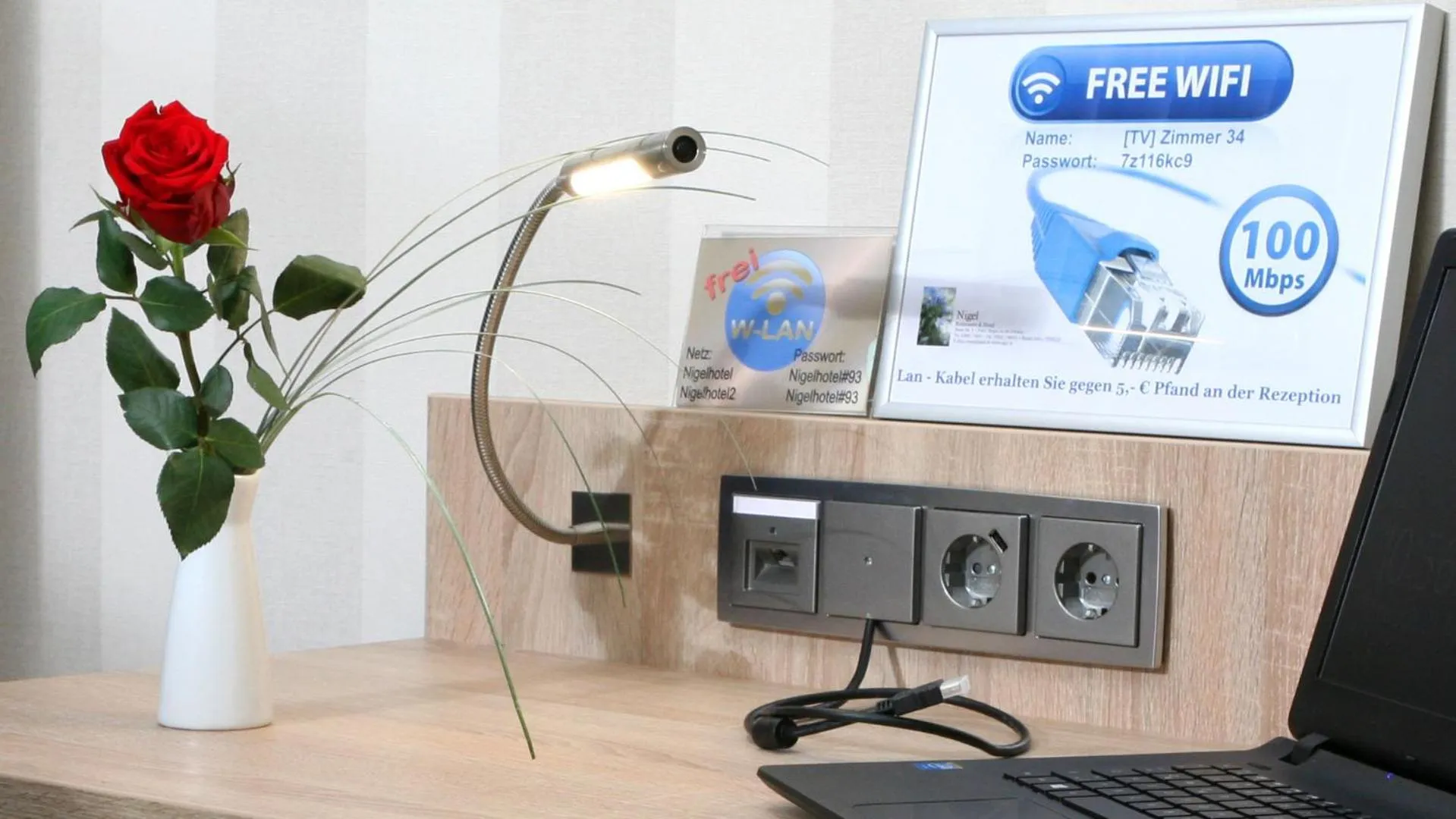 TV and multimedia in Nigel Restaurant & Hotel im Wendland