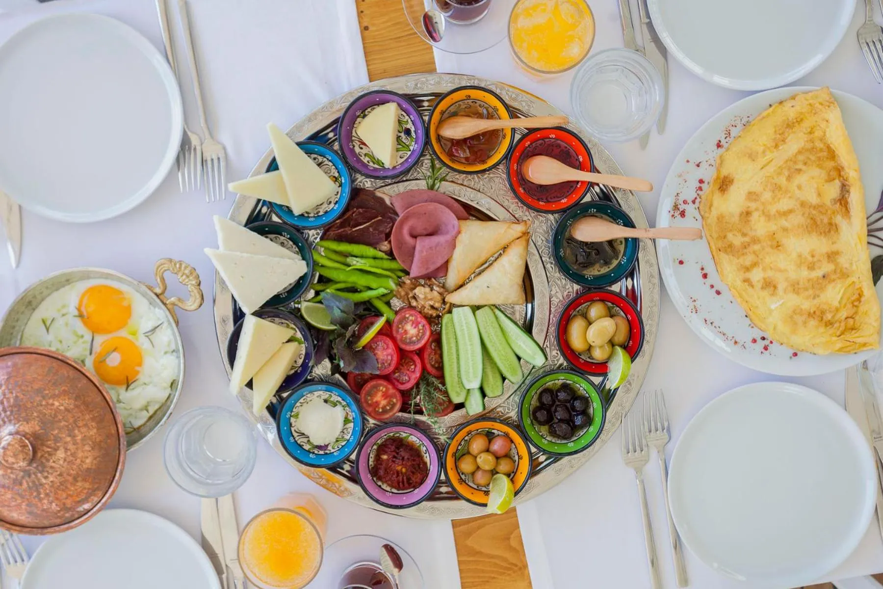 Breakfast in Cunda Pur Beyaz Hotel