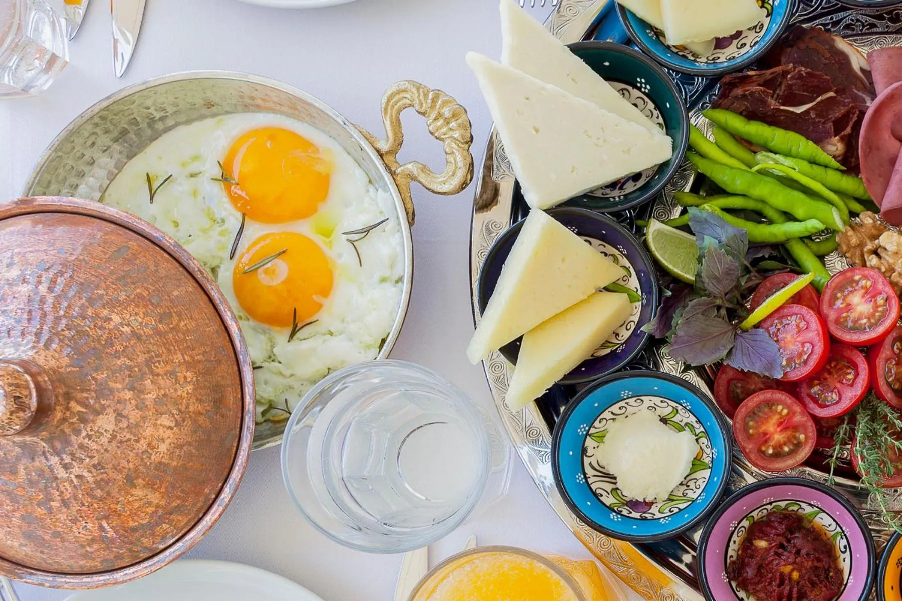 Breakfast in Cunda Pur Beyaz Hotel