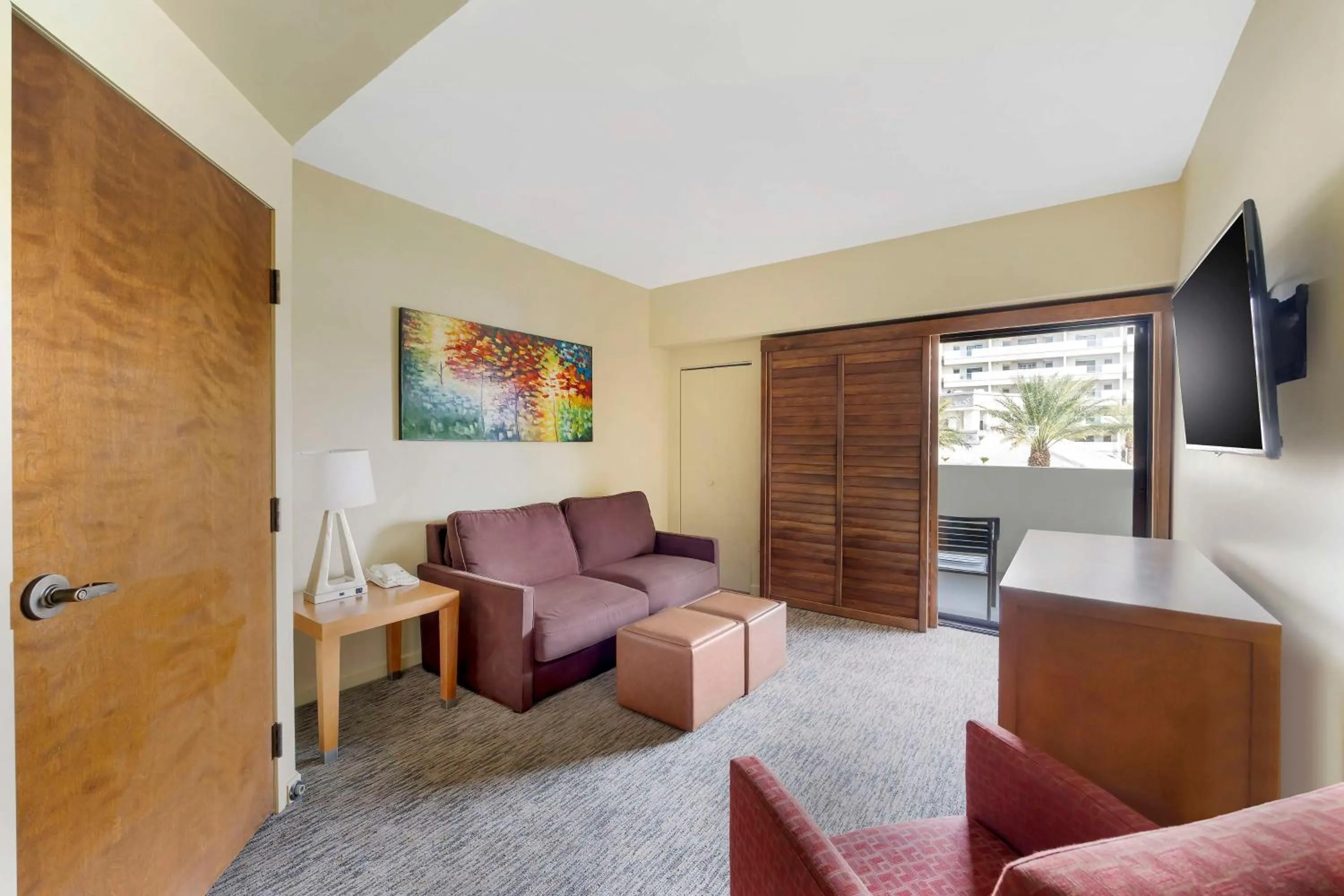 Living room in Hilton Vacation Club Cancun Resort Las Vegas