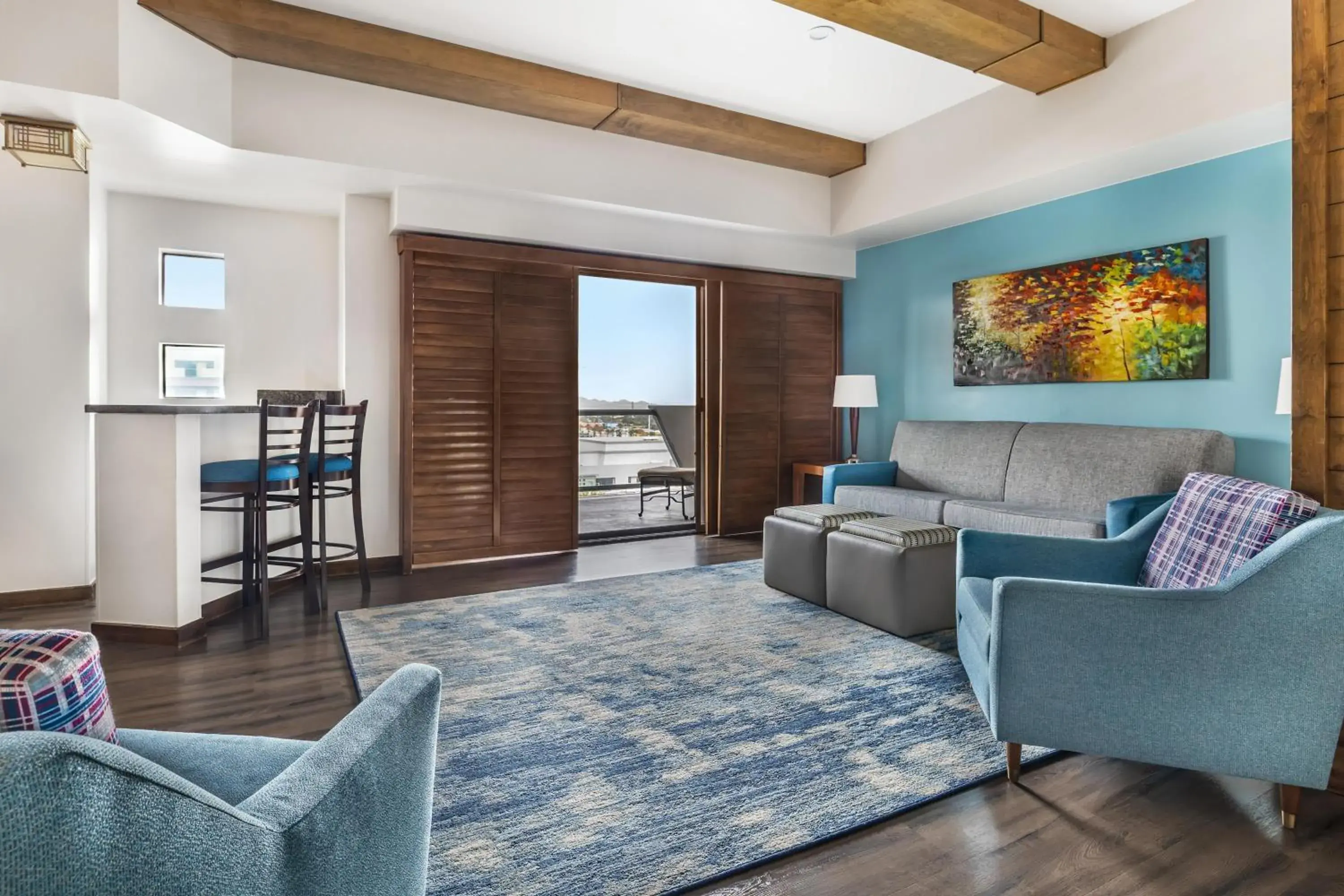 Living room in Hilton Vacation Club Cancun Resort Las Vegas Living room in Hilton Vacation Club Cancun Resort Las Vegas