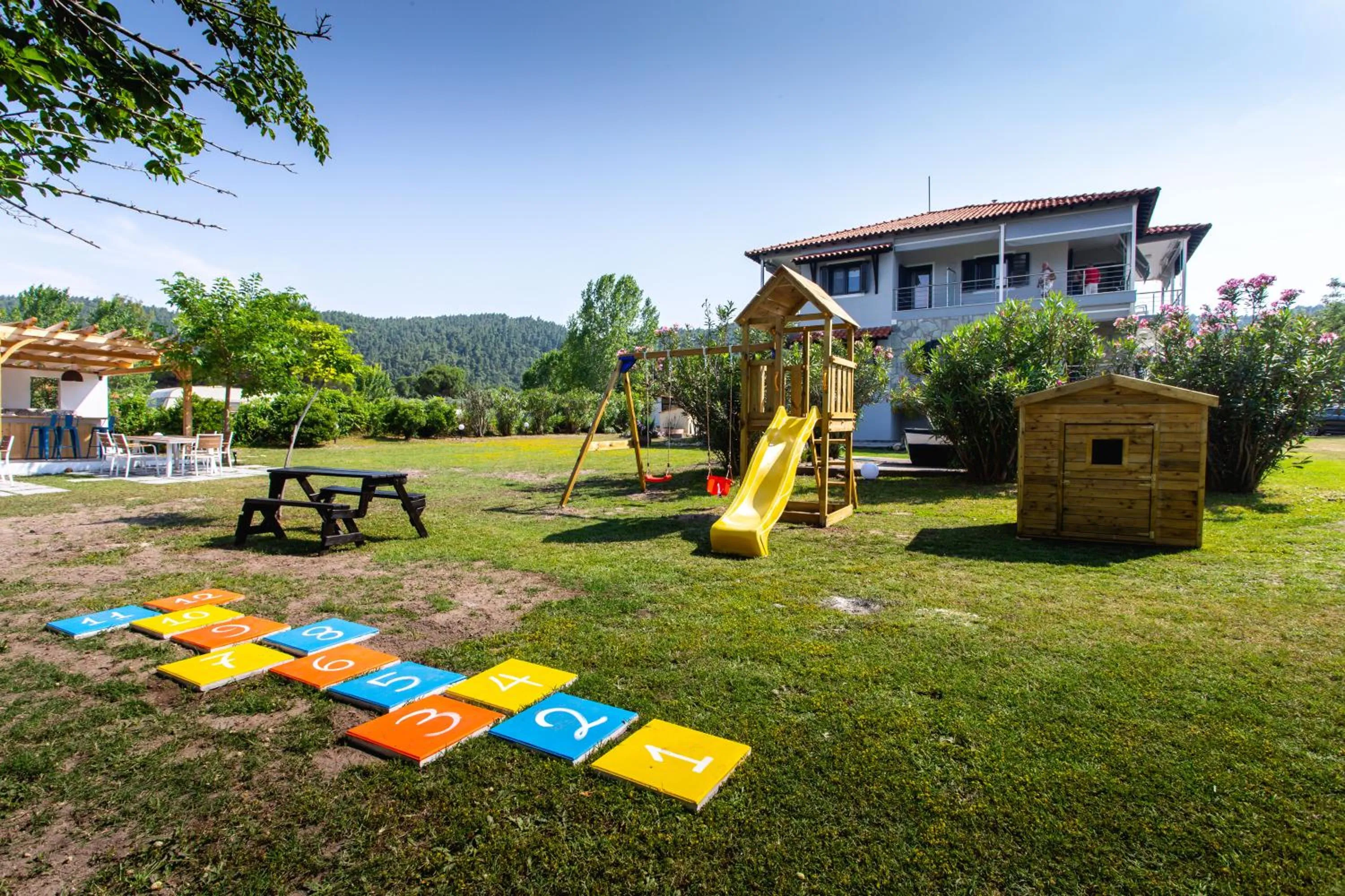 Children play ground in Kokkinos