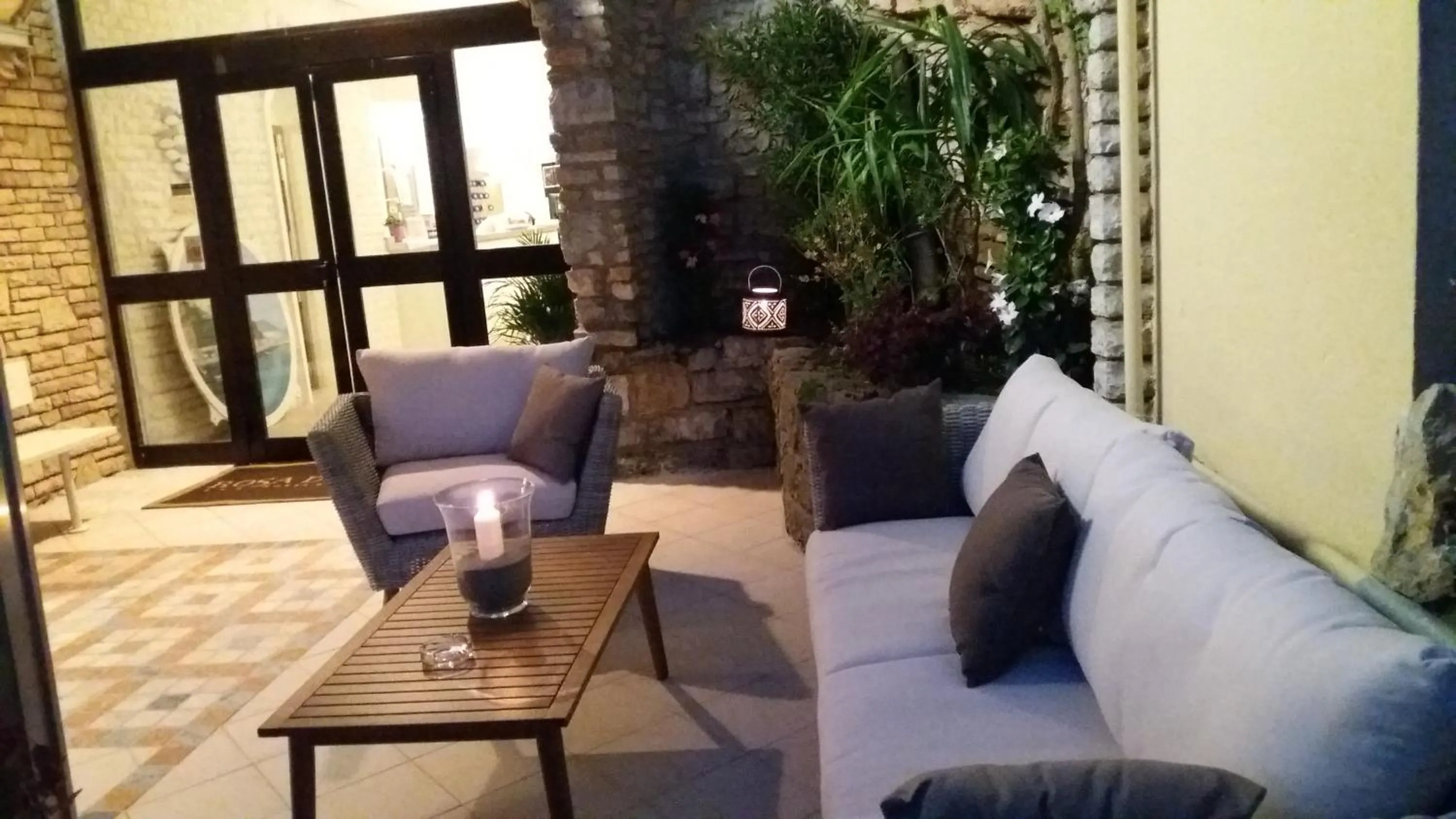 Patio in Hotel Rosa Dei Venti