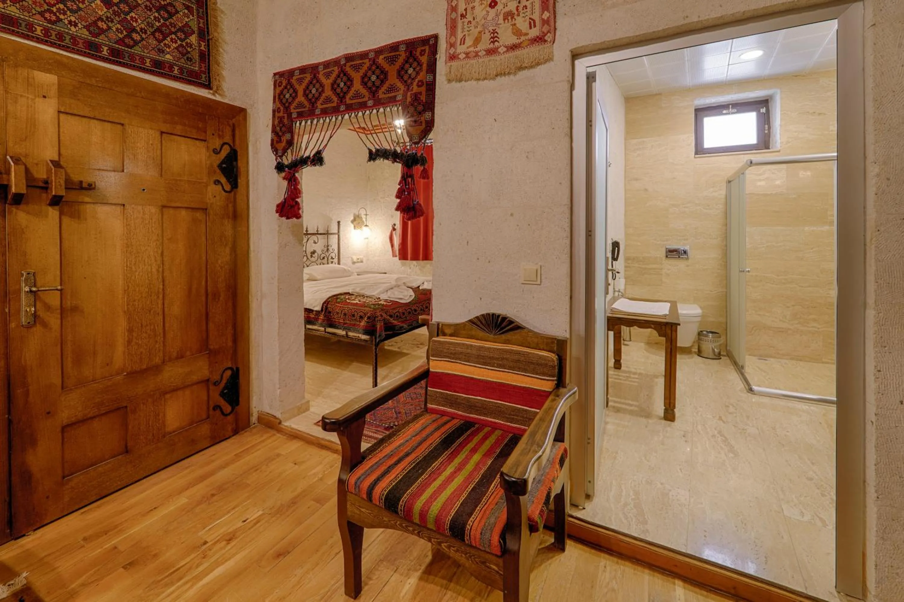 Seating area in Yoruk Stone House