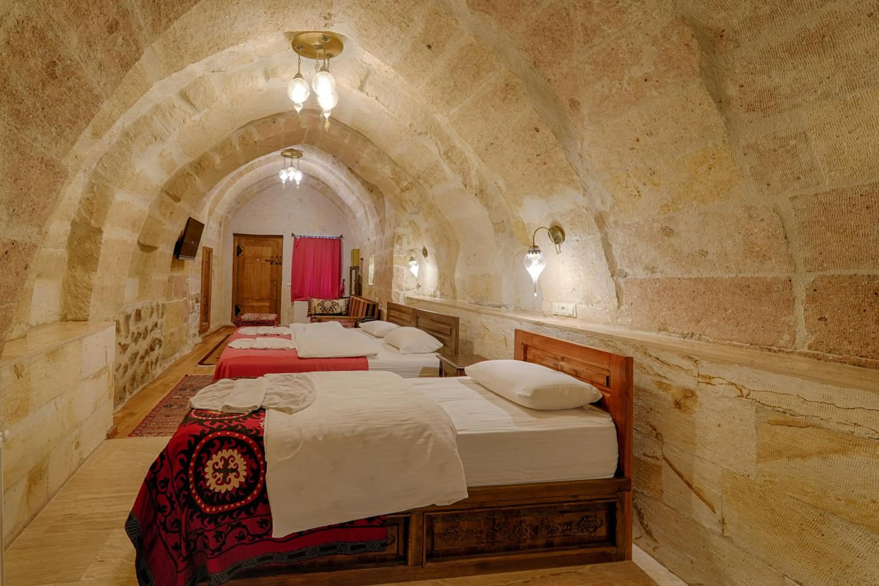 Bed in Yoruk Stone House