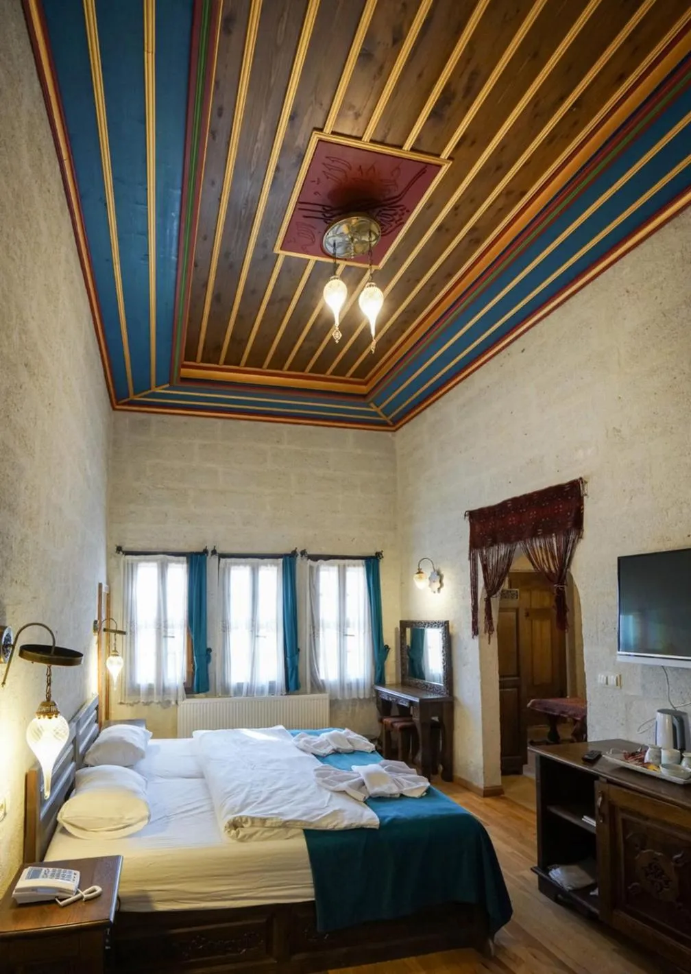 Bed in Yoruk Stone House