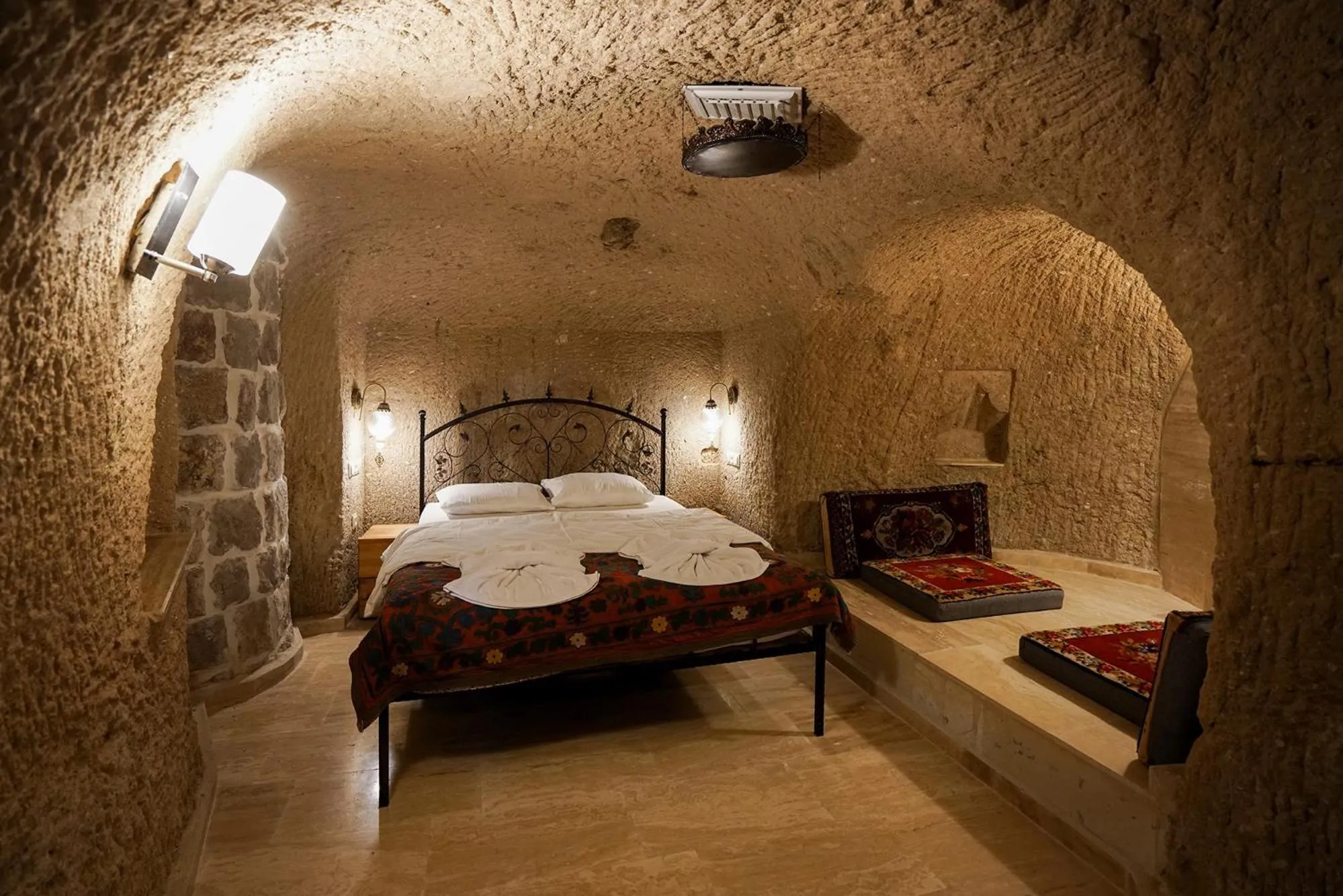Bed in Yoruk Stone House