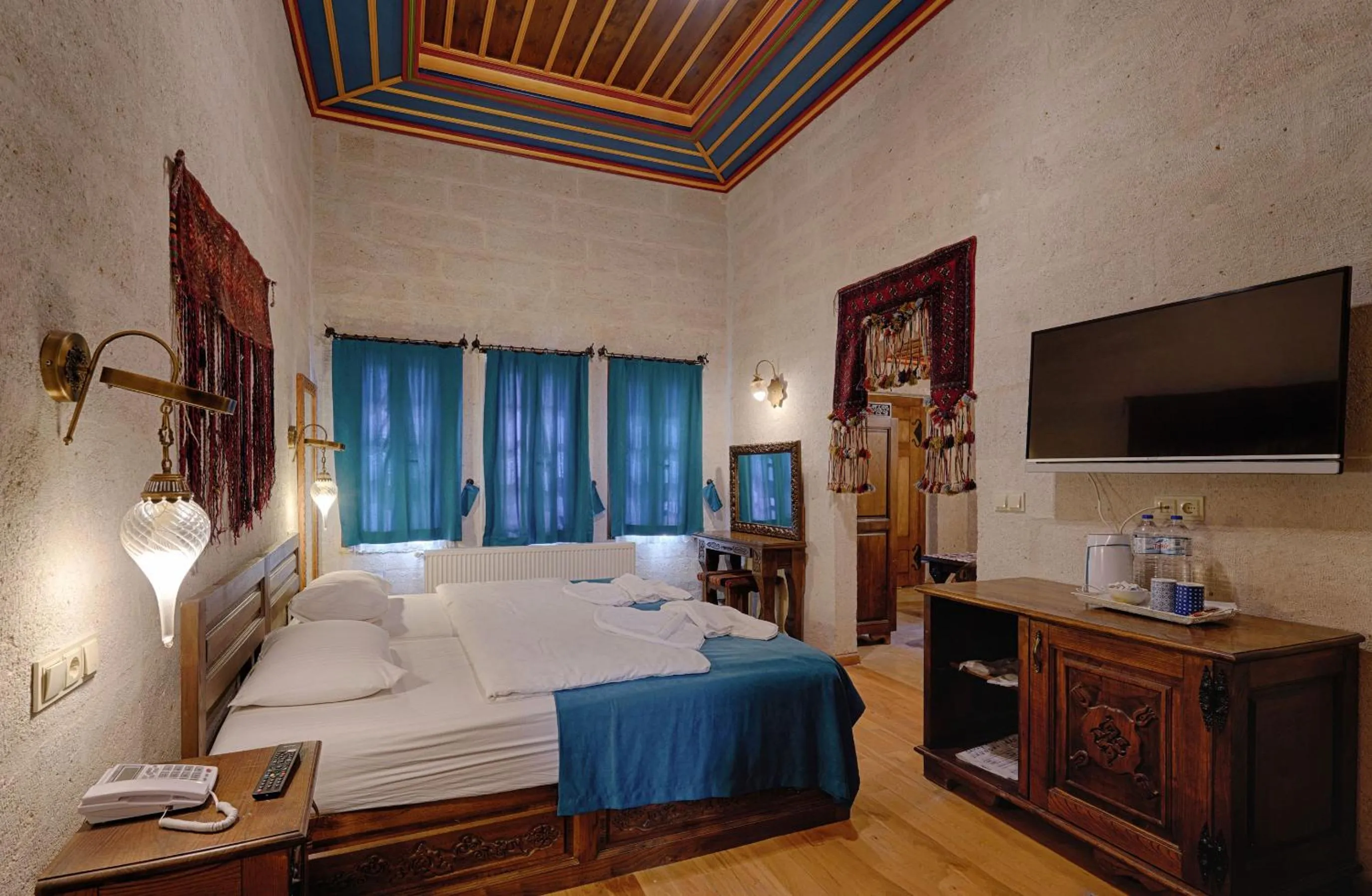 Bed in Yoruk Stone House