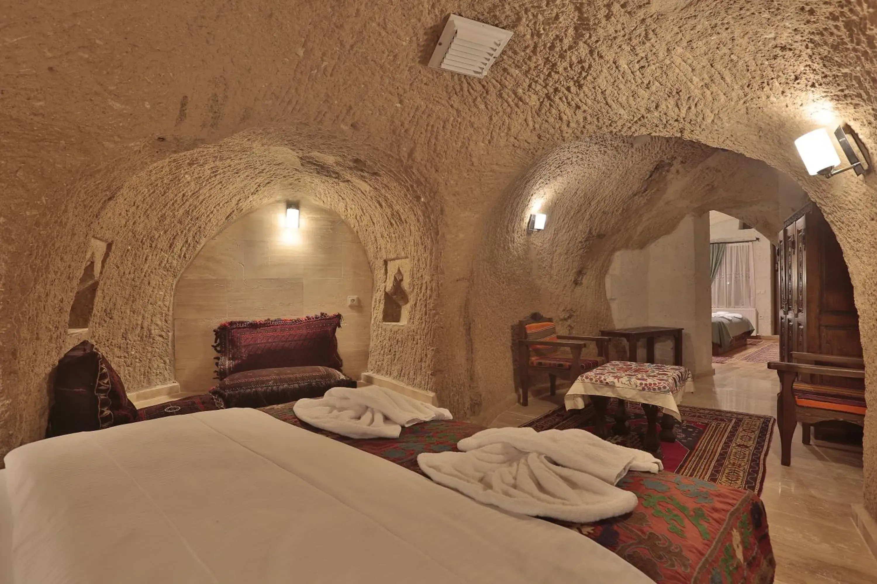 Bed in Yoruk Stone House Bed in Yoruk Stone House