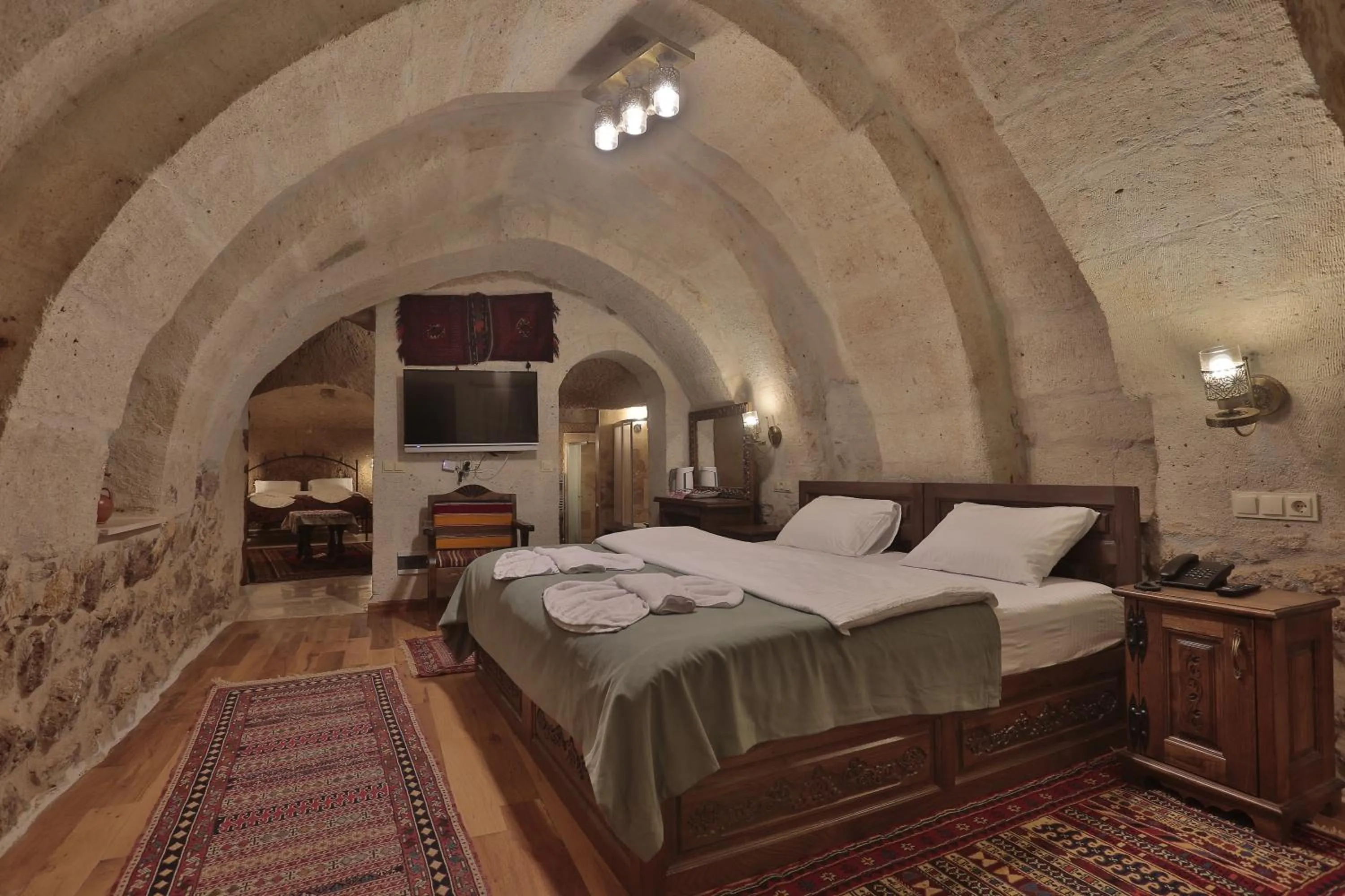 Bed in Yoruk Stone House