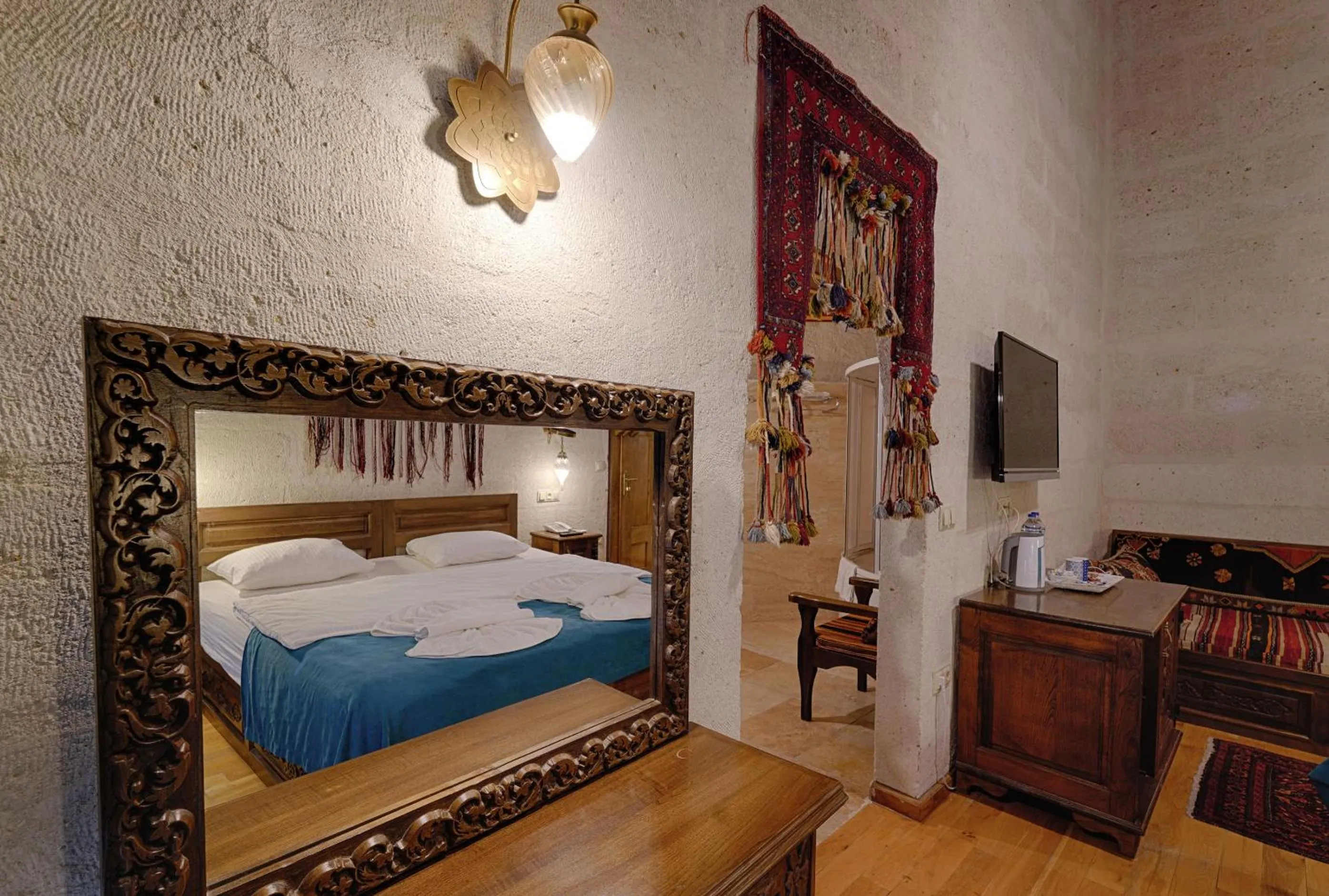 Bed in Yoruk Stone House