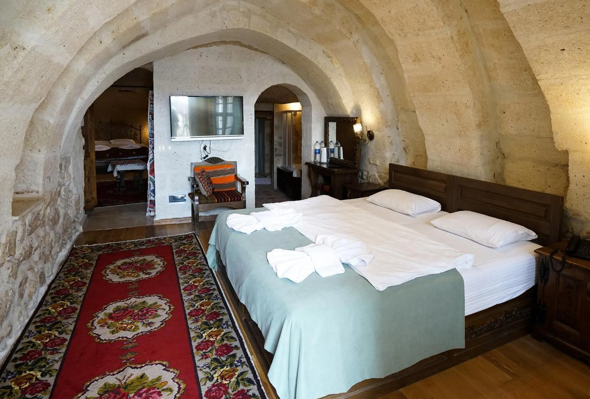 Bed in Yoruk Stone House