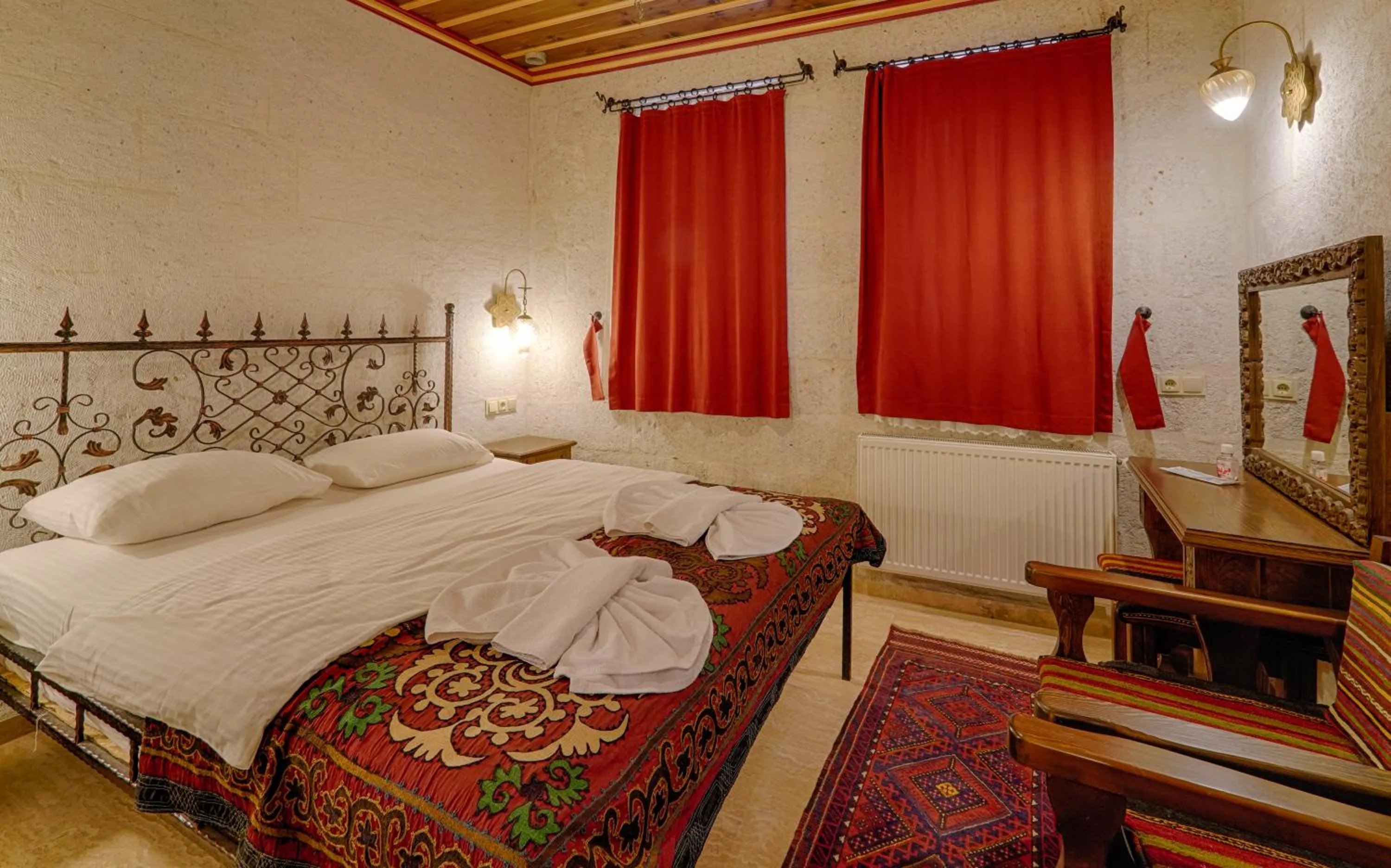 Bed in Yoruk Stone House