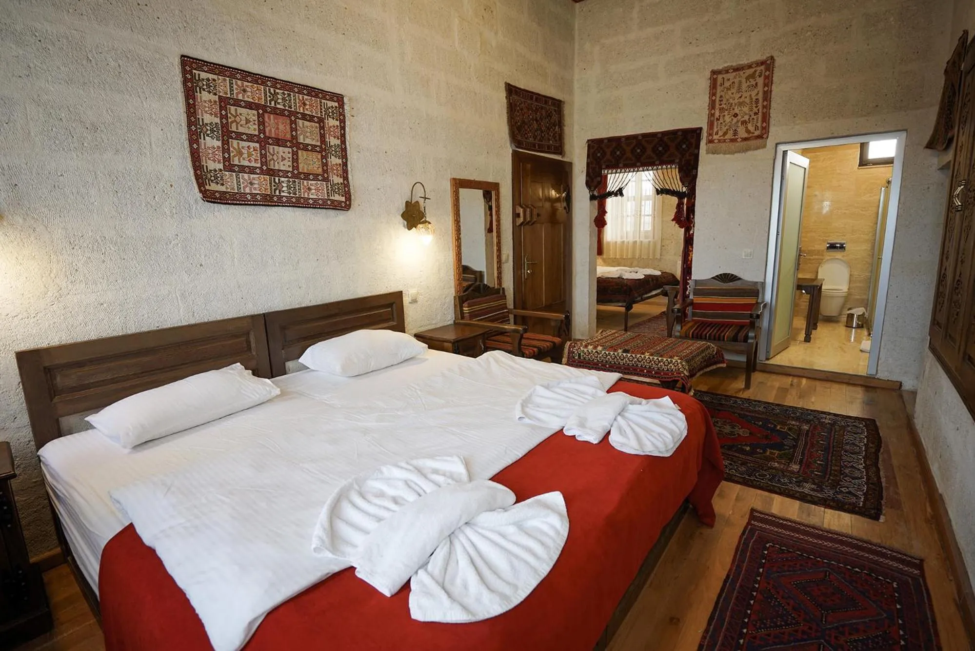 Bed in Yoruk Stone House