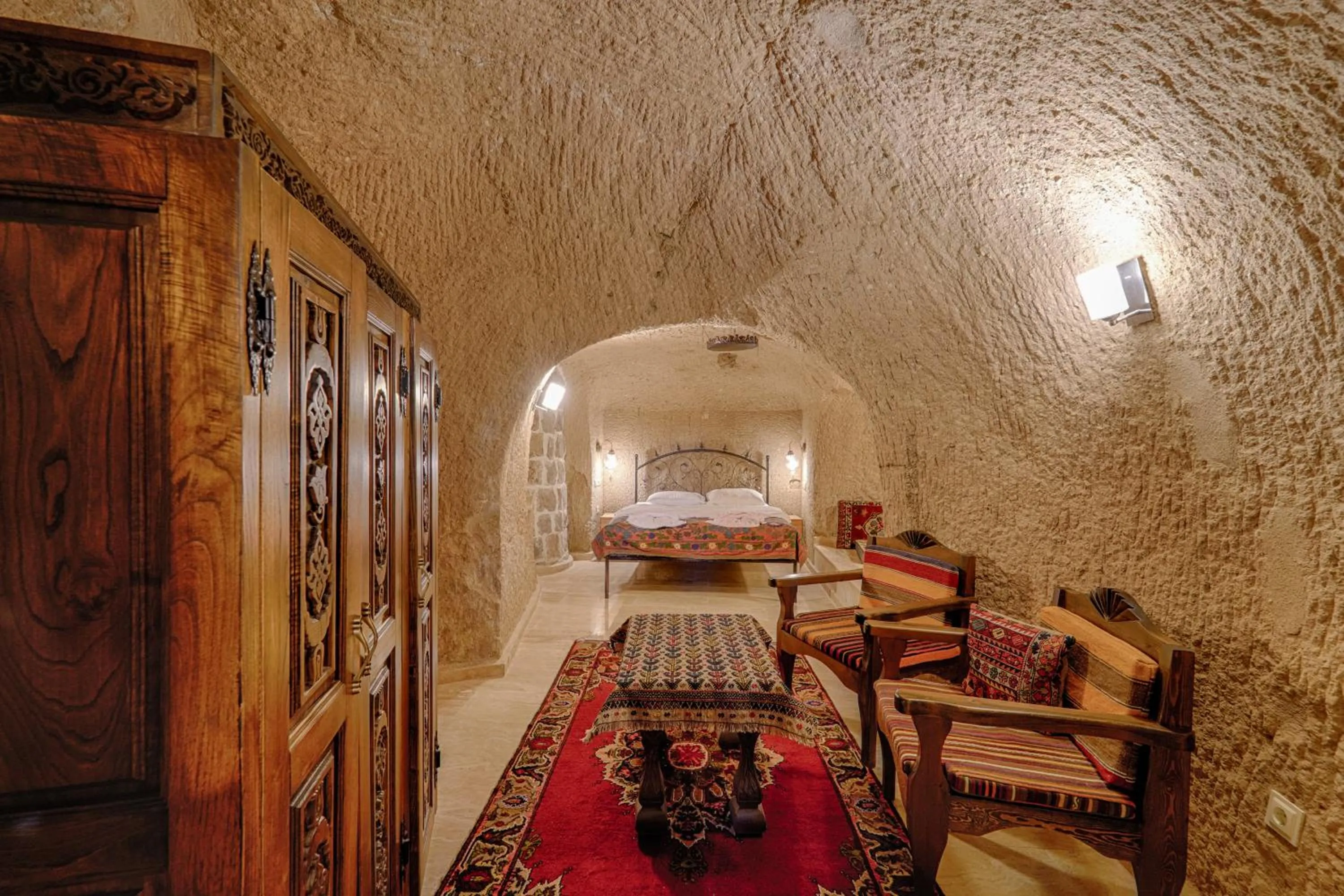 Bed in Yoruk Stone House