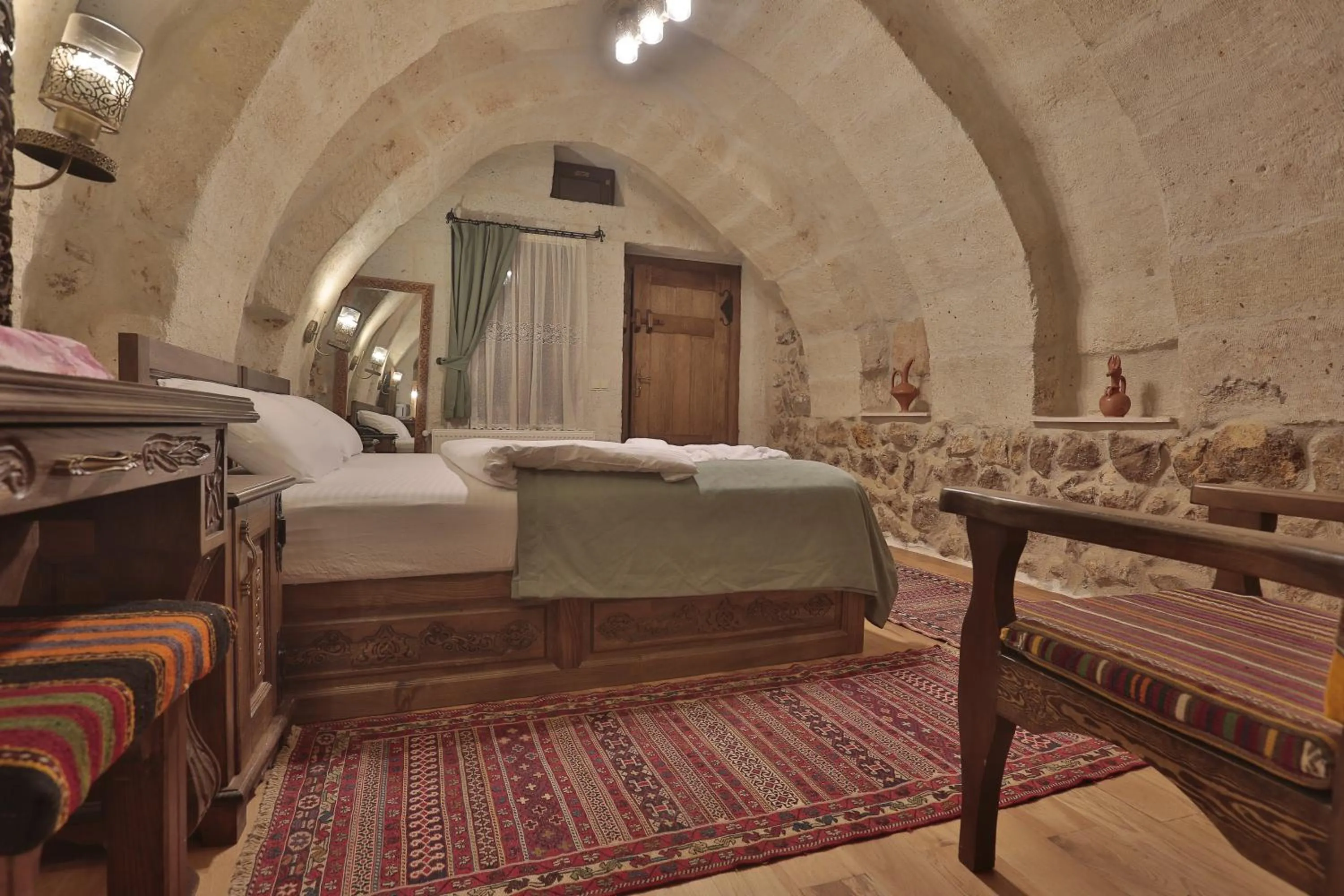 Bed in Yoruk Stone House