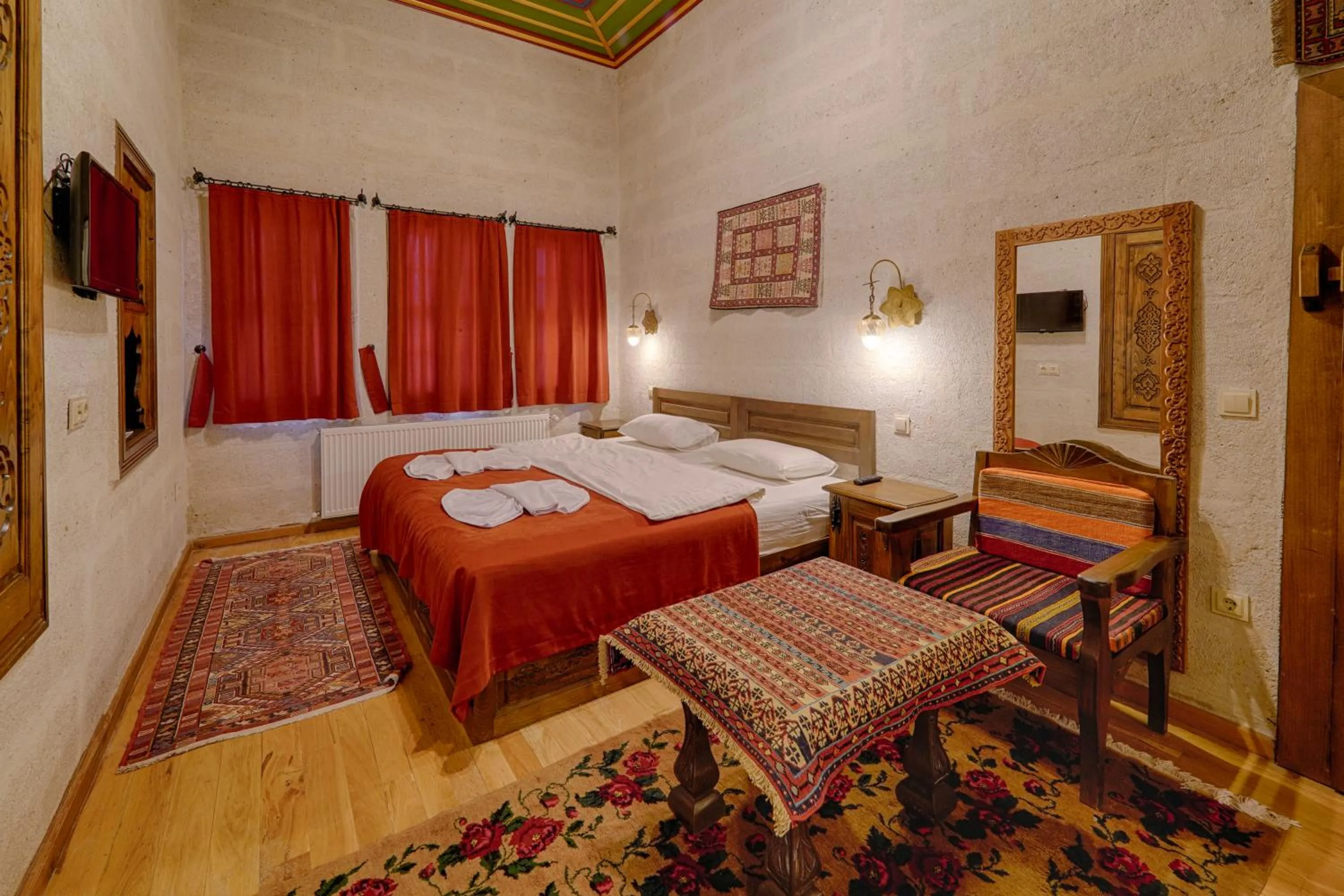 Bed in Yoruk Stone House