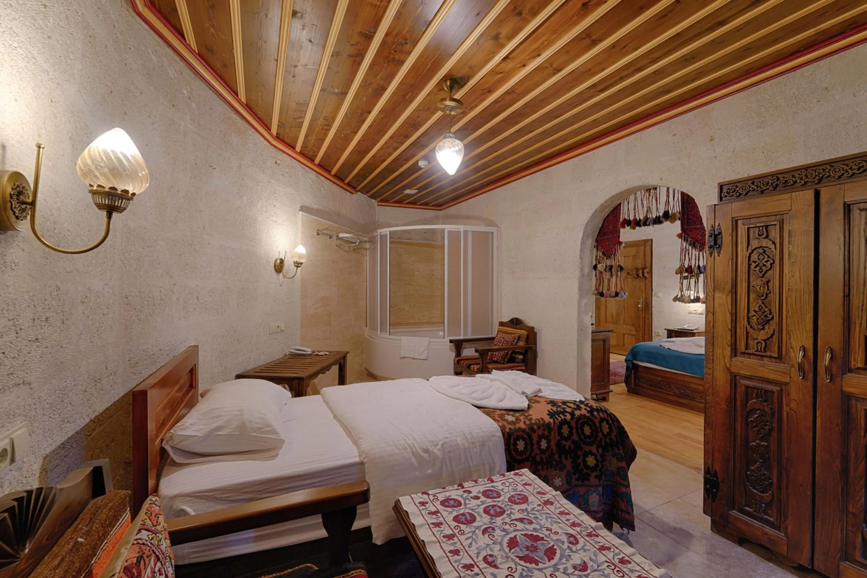 Bed in Yoruk Stone House