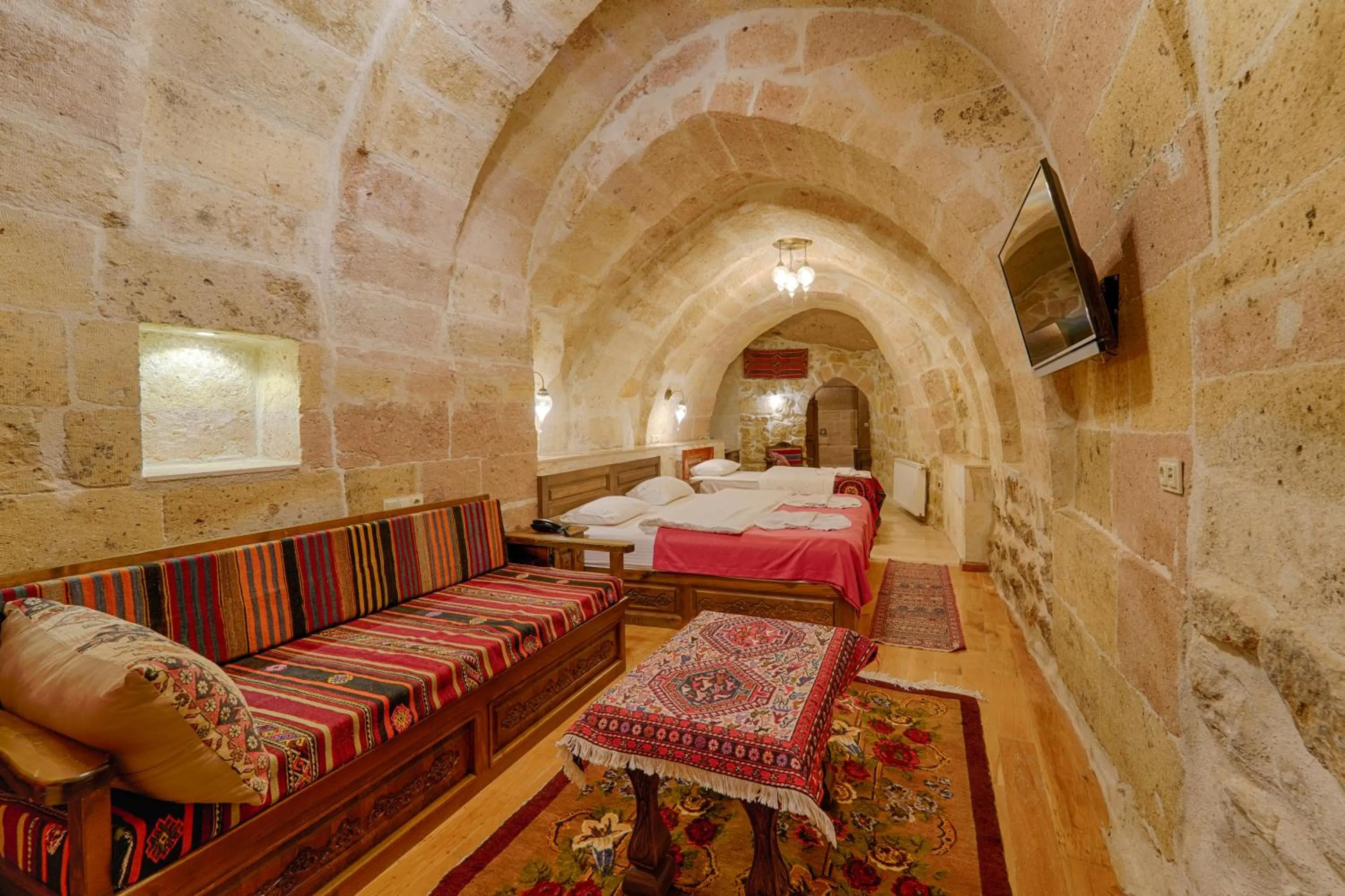 Bed in Yoruk Stone House
