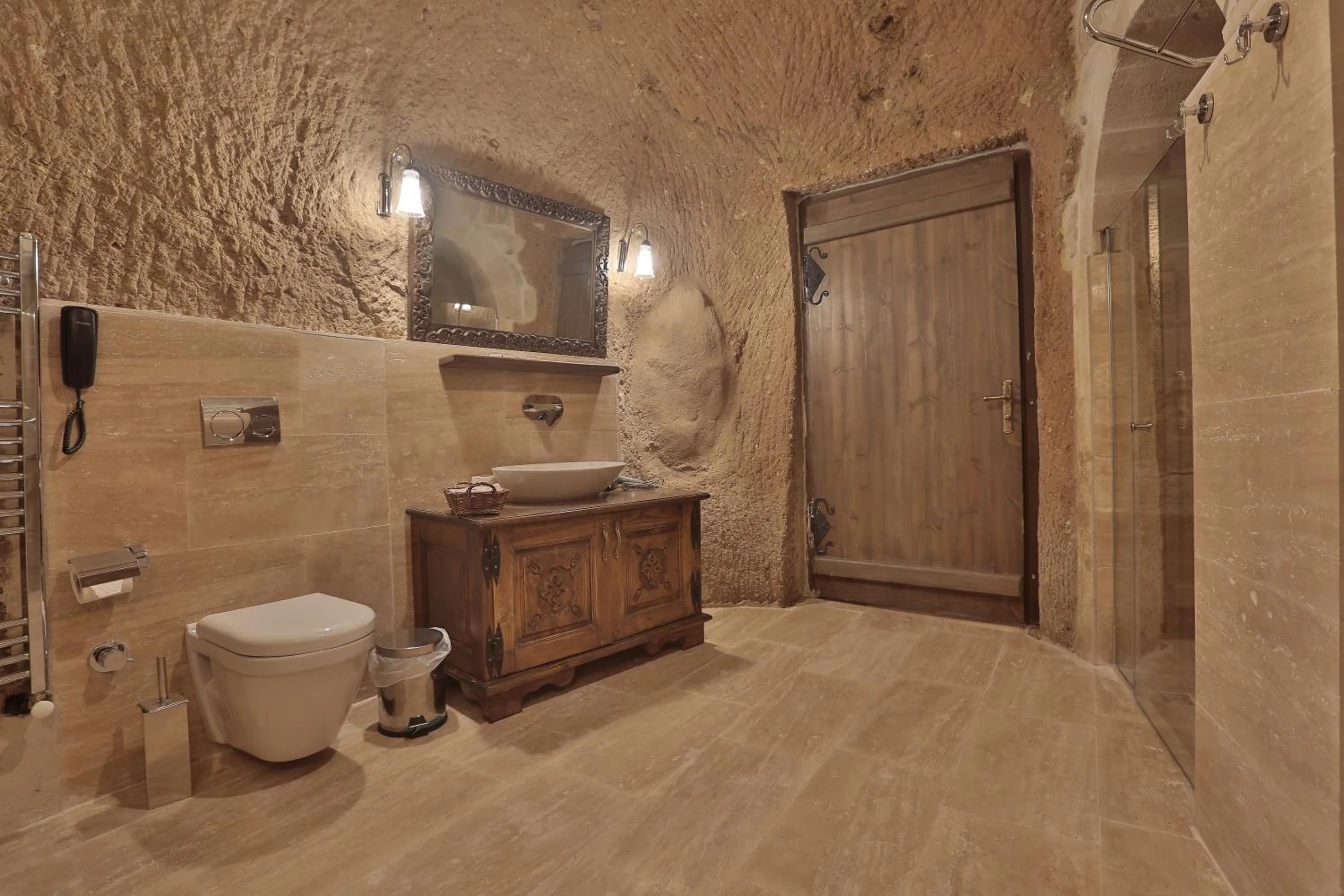 Toilet in Yoruk Stone House