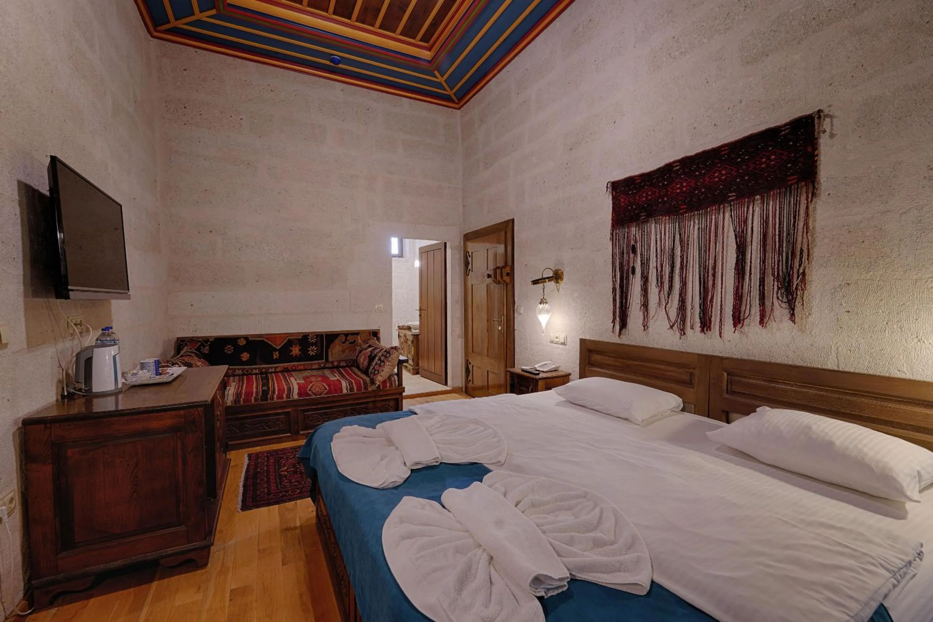 Bed in Yoruk Stone House