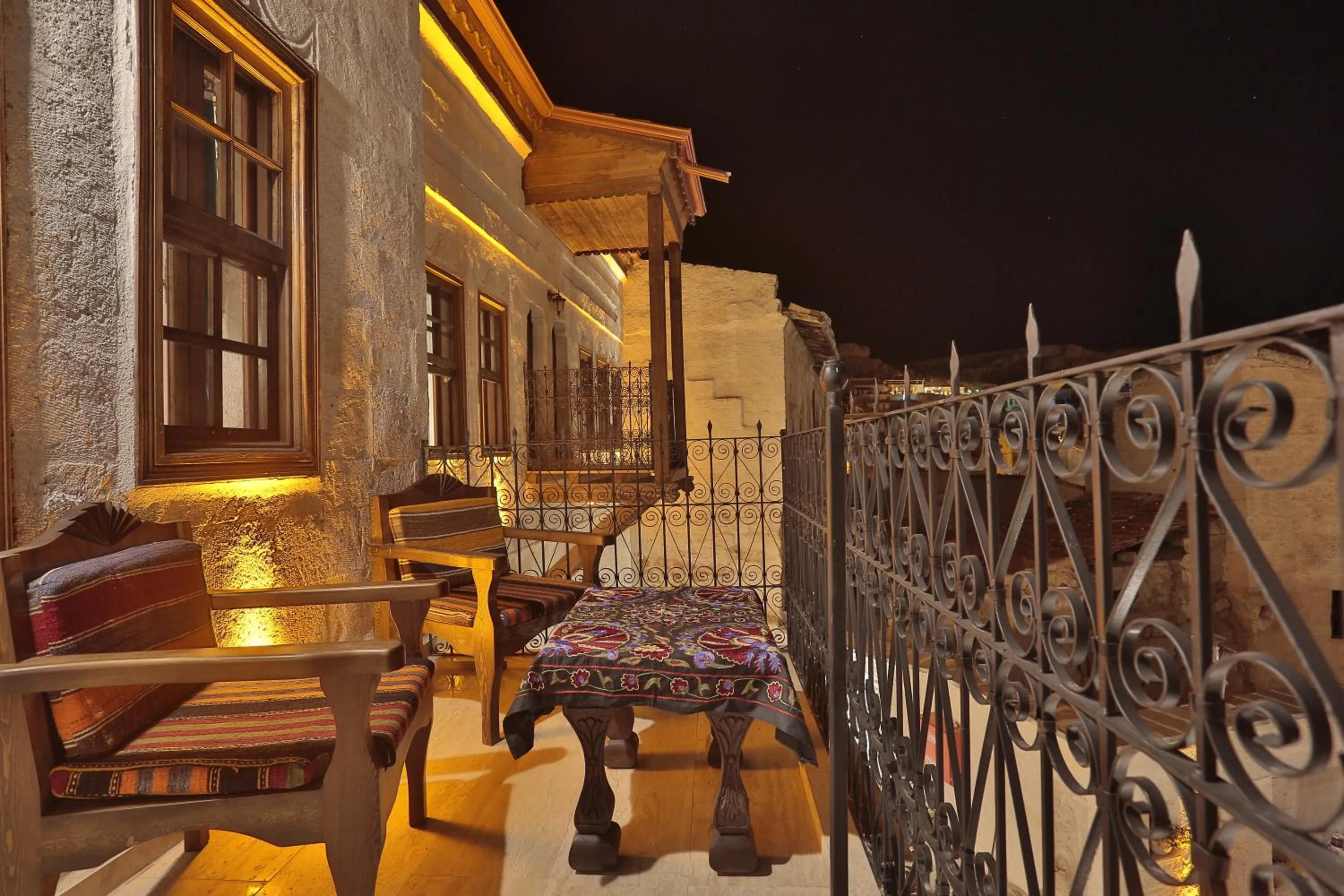 Patio in Yoruk Stone House