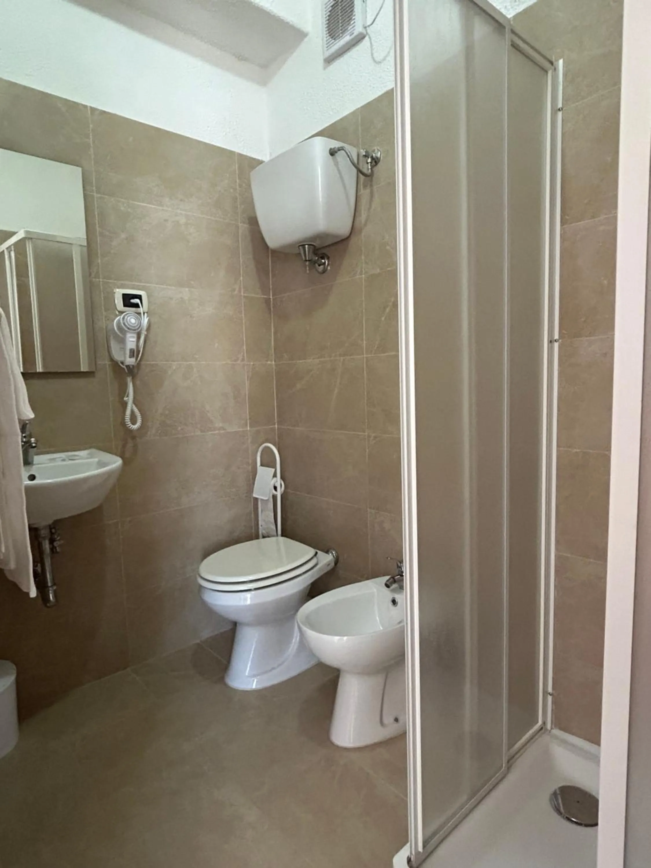 Shower in Hotel Belvedere