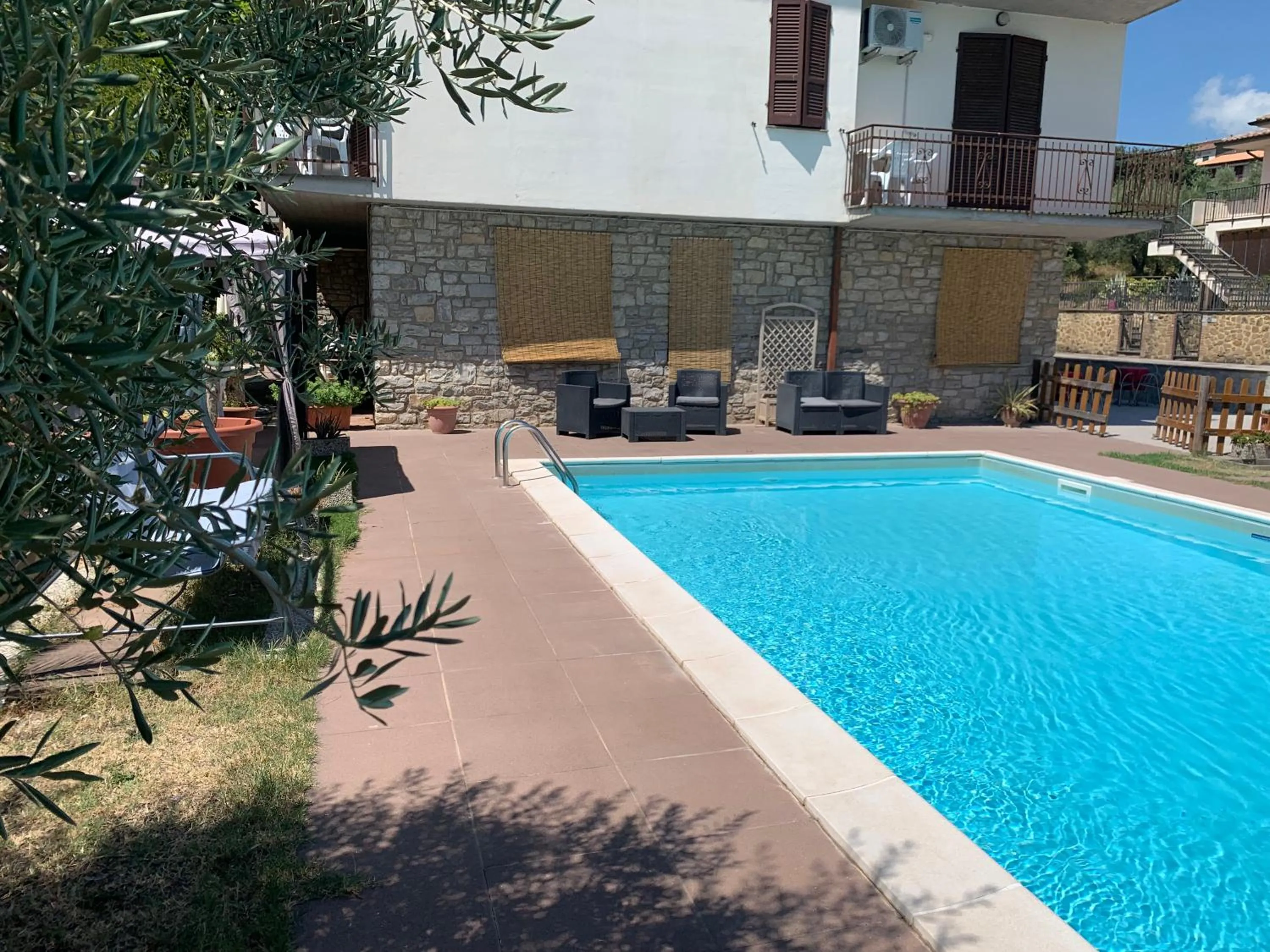 Pool view in Hotel Belvedere