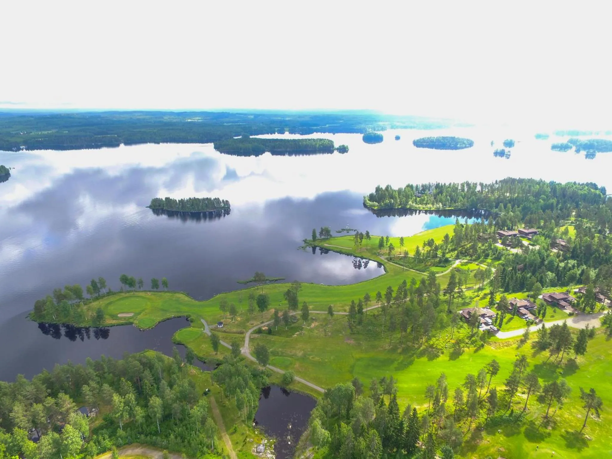 Golfcourse in Tahko Golden Resort