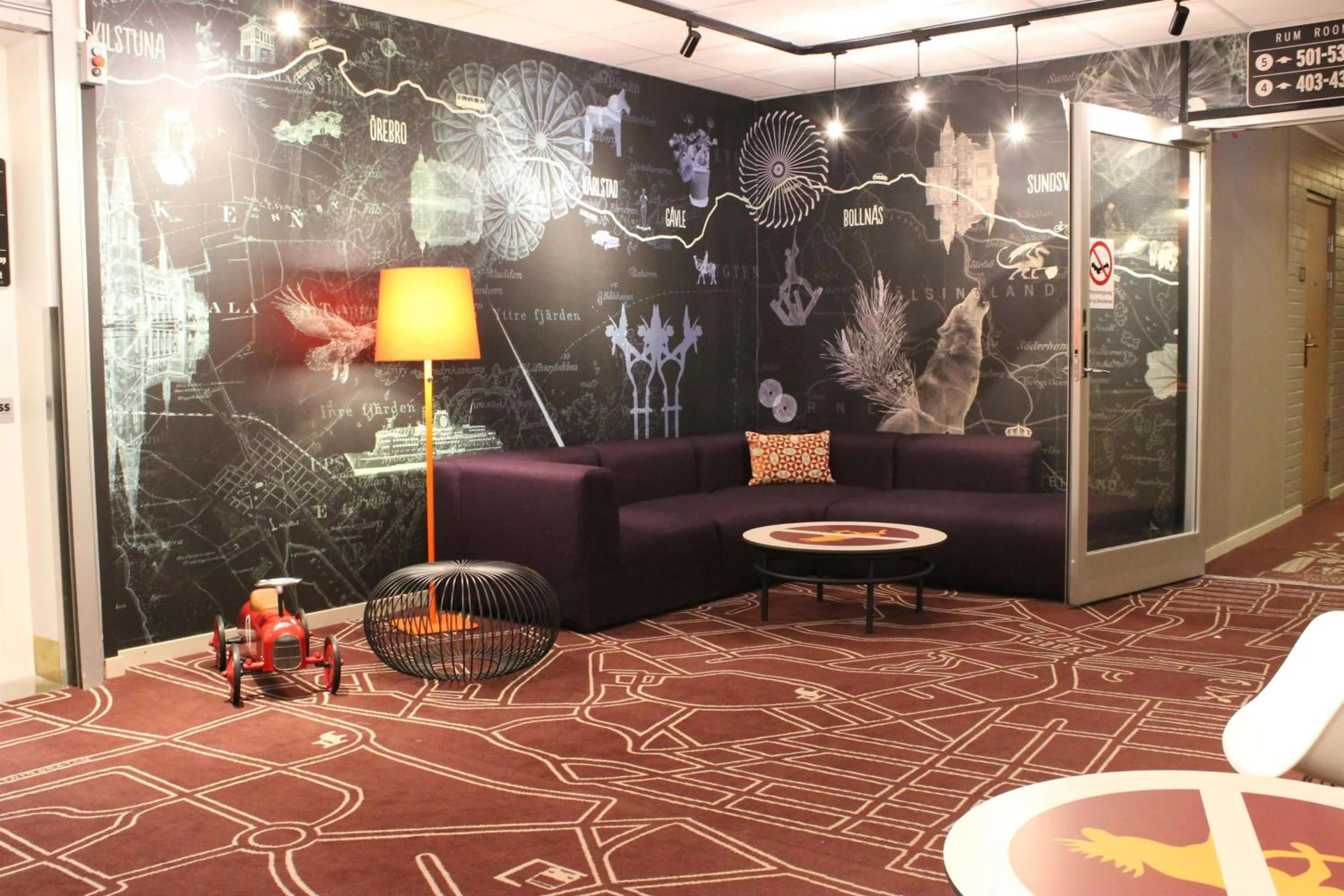 Lobby or reception in Scandic Sundsvall Nord