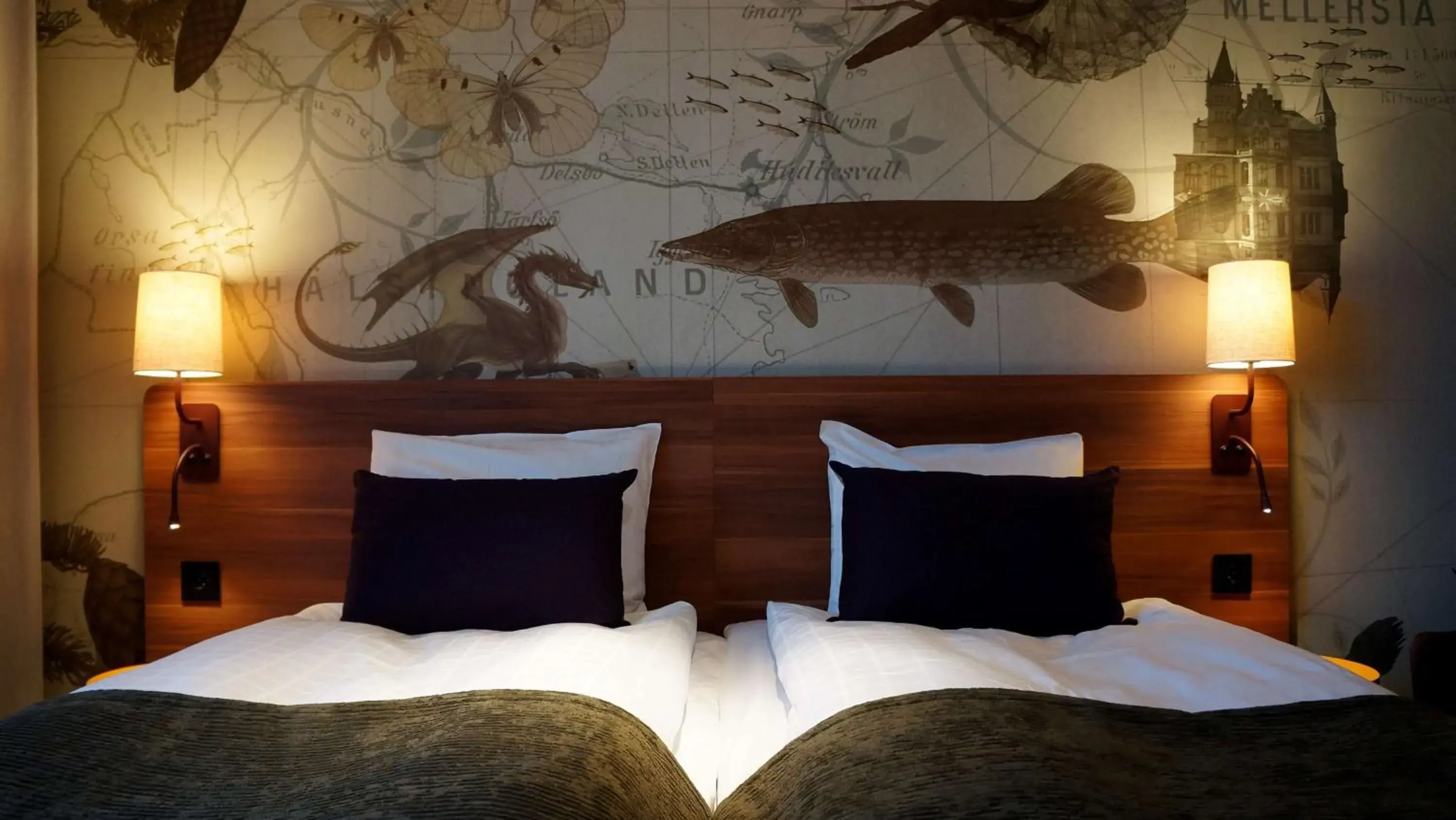 Bedroom, Bed in Scandic Sundsvall Nord Bedroom, Bed in Scandic Sundsvall Nord