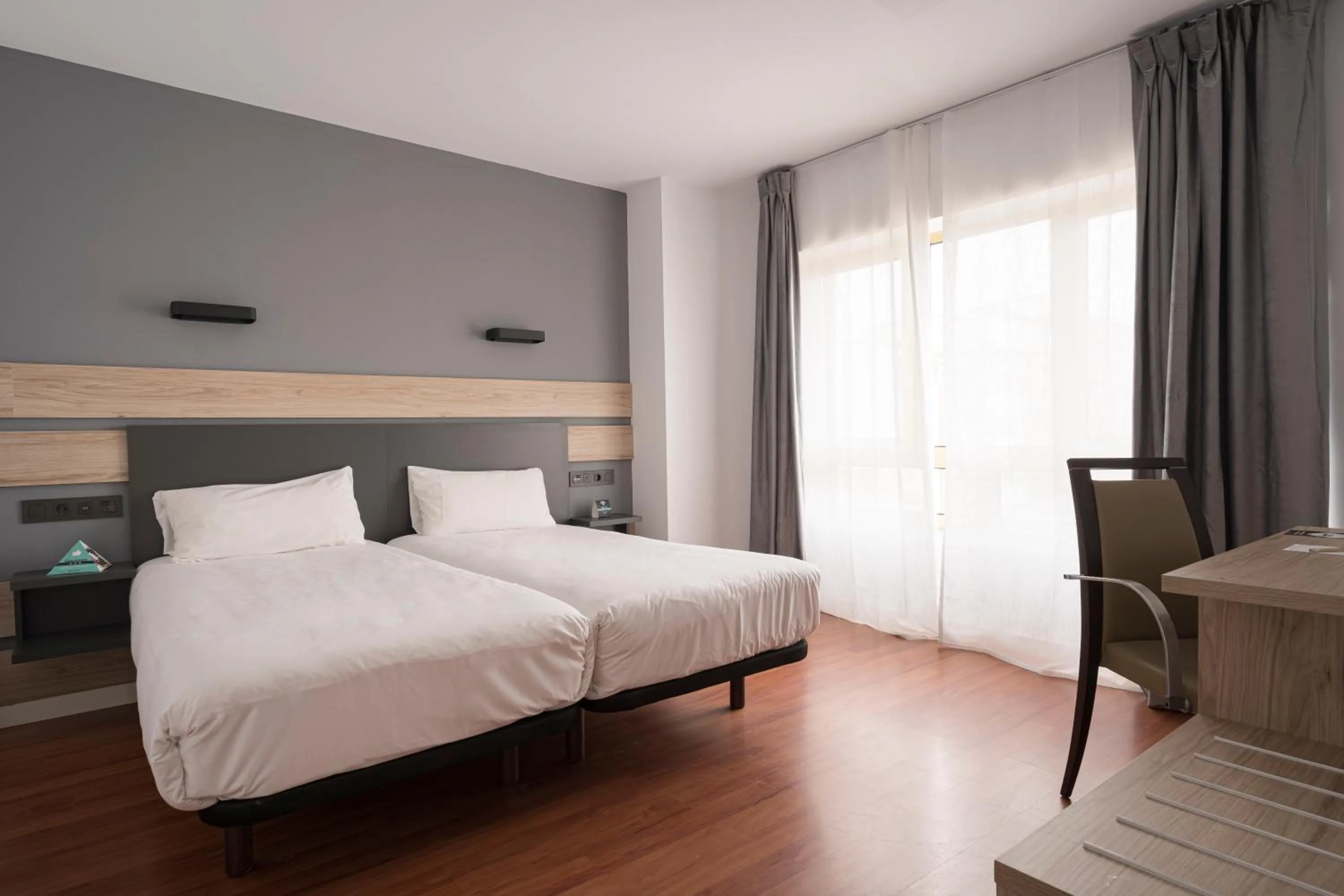 Photo of the whole room, Bed in Hotel Alda Centro Gijón