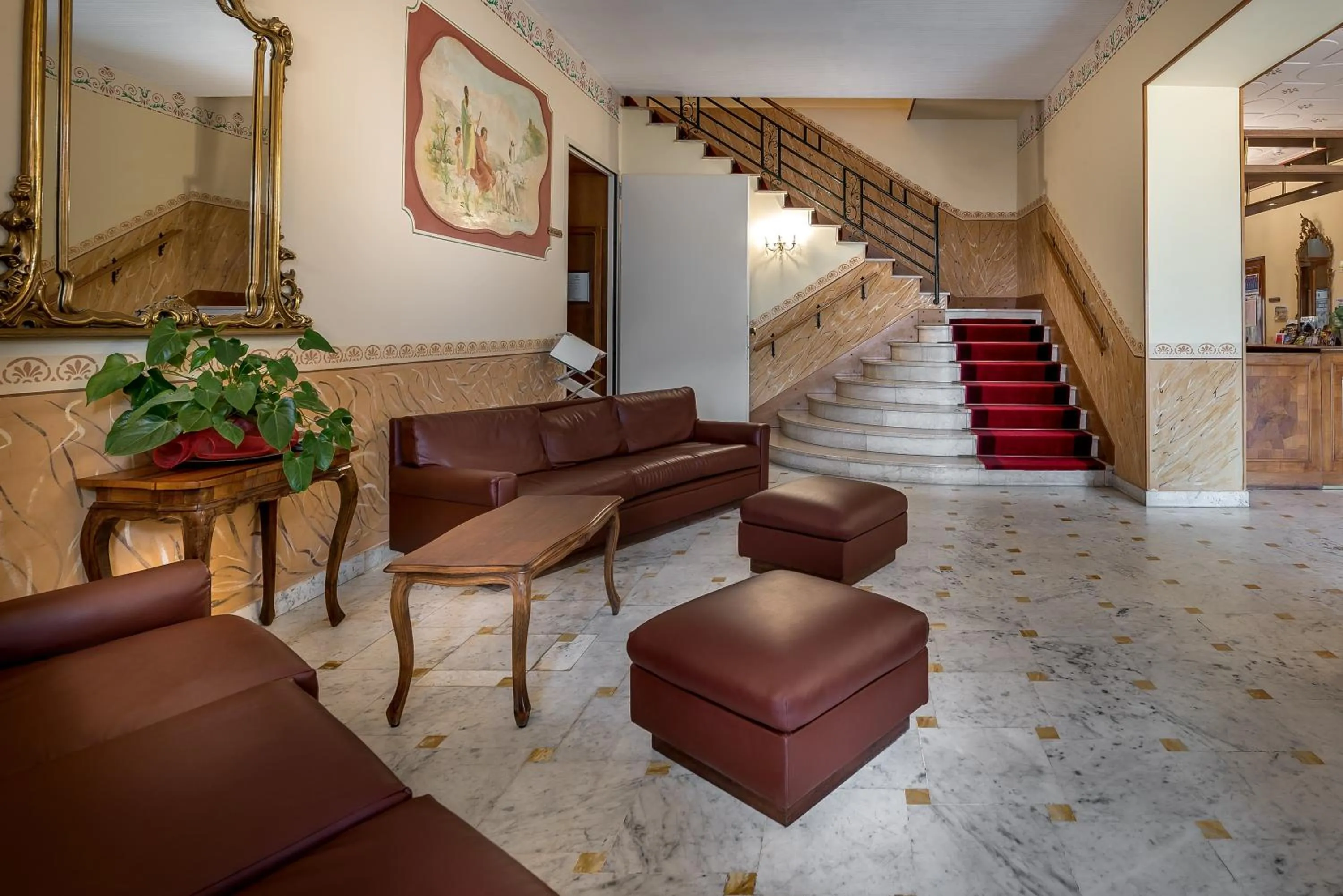 Lobby or reception in Hotel San Marco Sestola