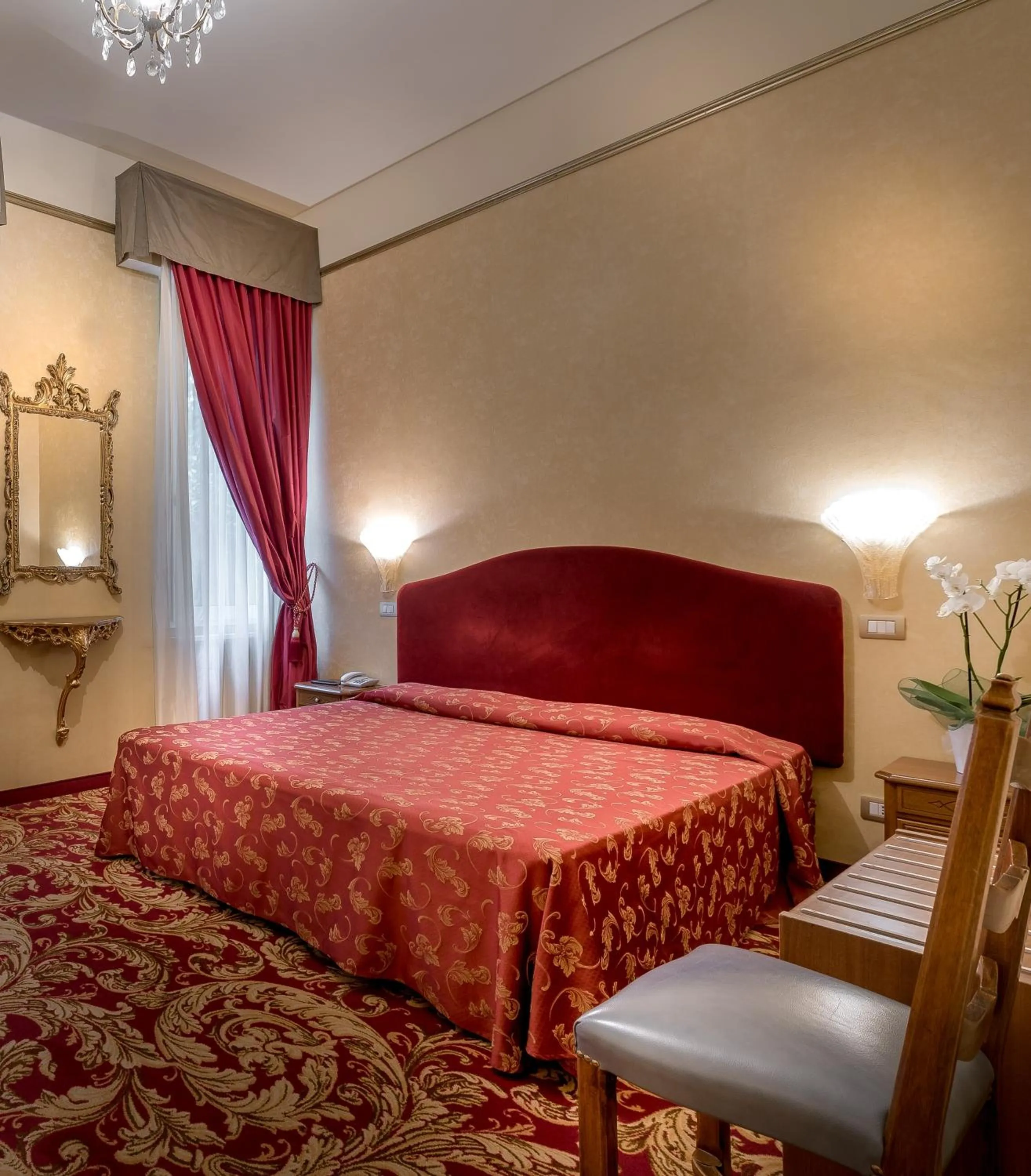 Bed in Hotel San Marco Sestola