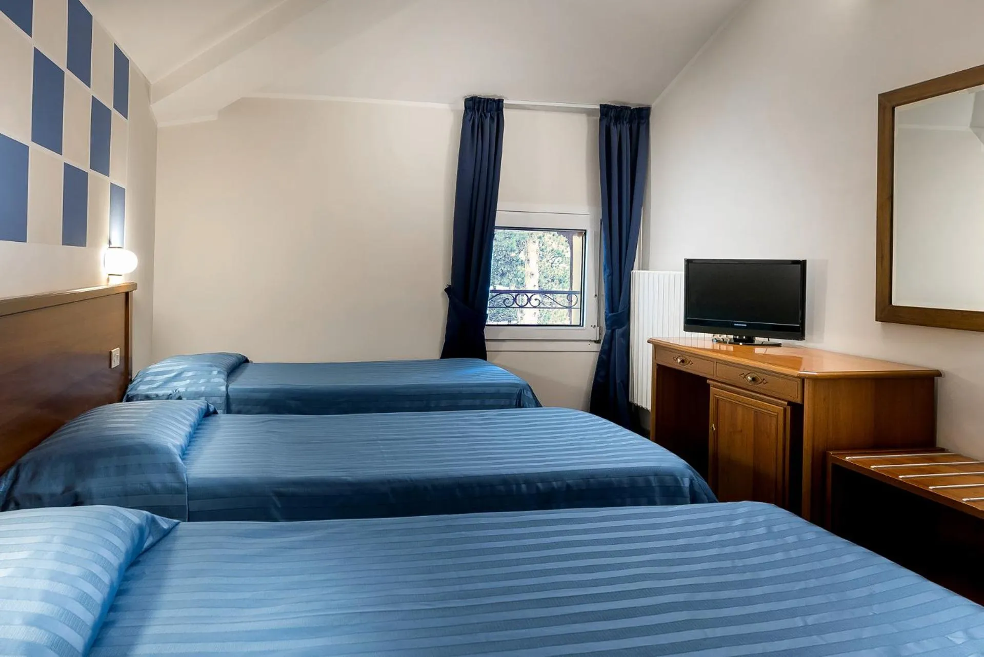 Bed in Hotel San Marco Sestola