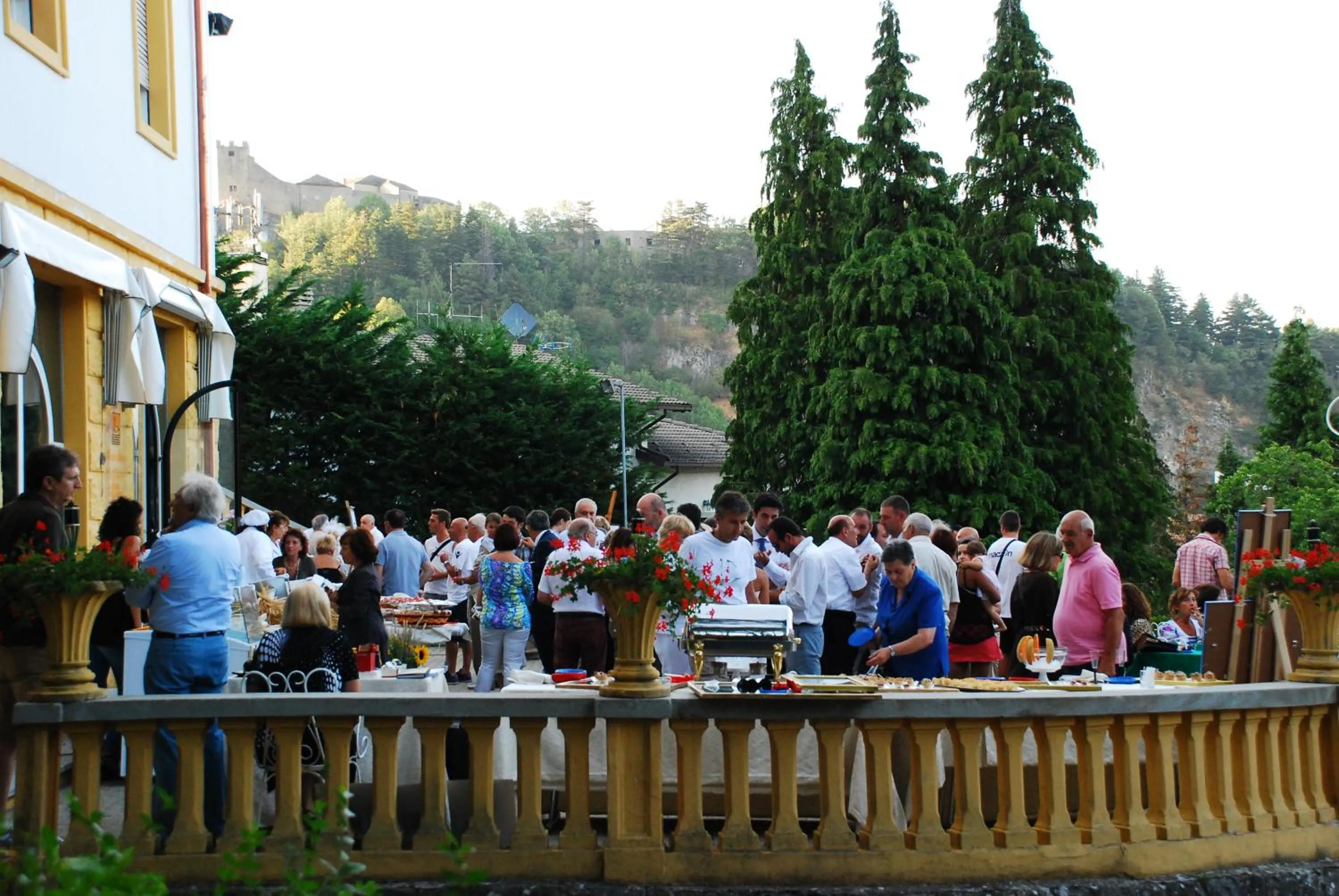 Balcony/Terrace in Hotel San Marco Sestola