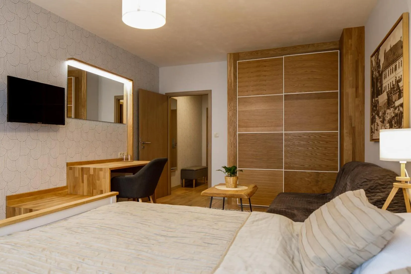 Bed in Hygge Hotel U Zvonu