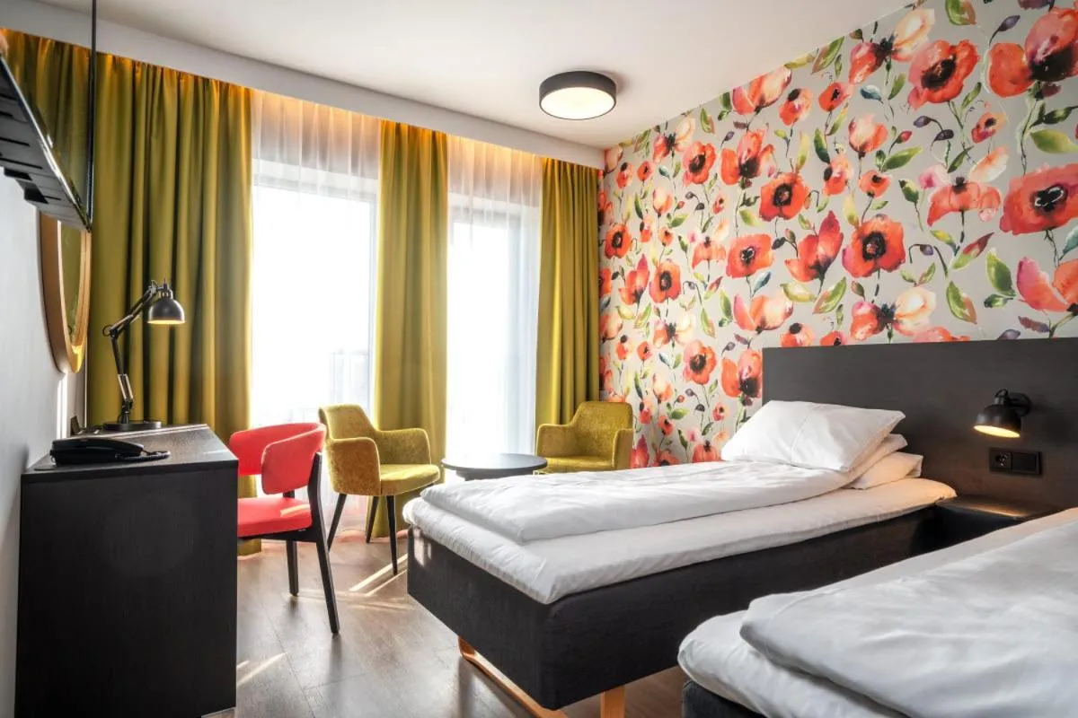 Photo of the whole room, Bed in Thon Hotel Brønnøysund