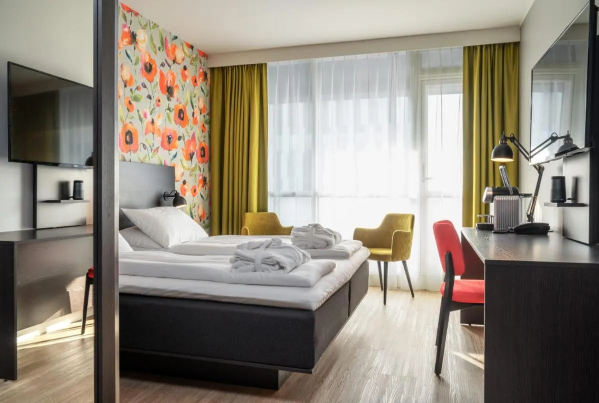 Photo of the whole room, Bed in Thon Hotel Brønnøysund