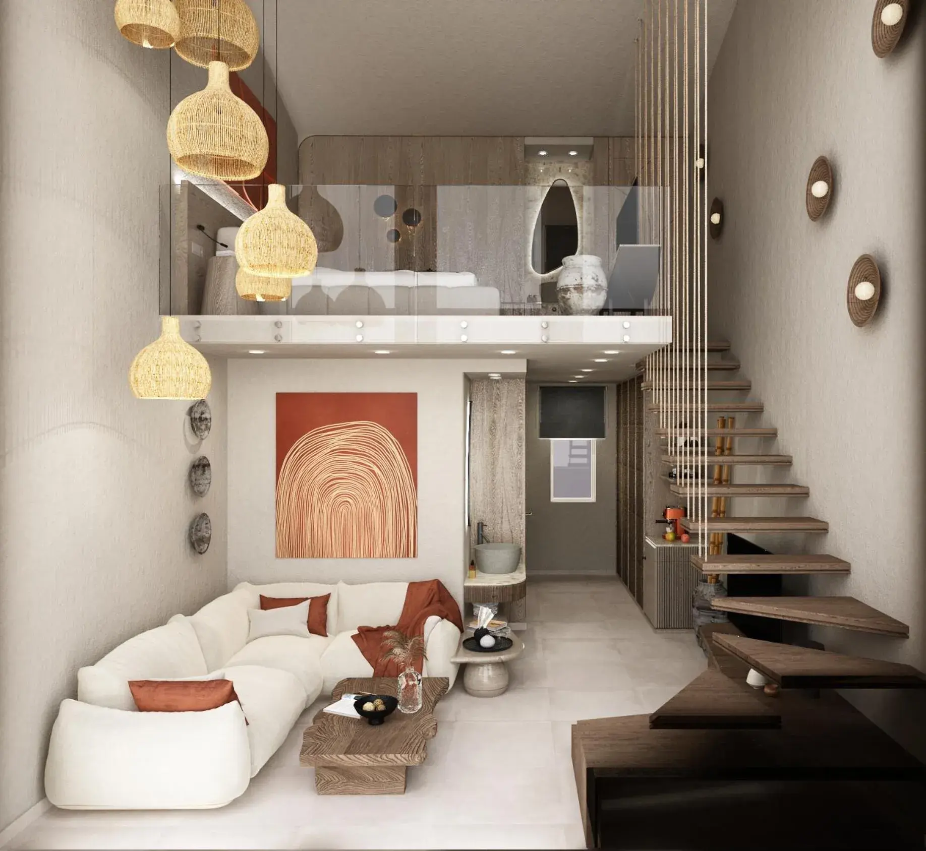 Living room in Alexandra Golden Boutique Hotel-Adults Only Living room in Alexandra Golden Boutique Hotel-Adults Only